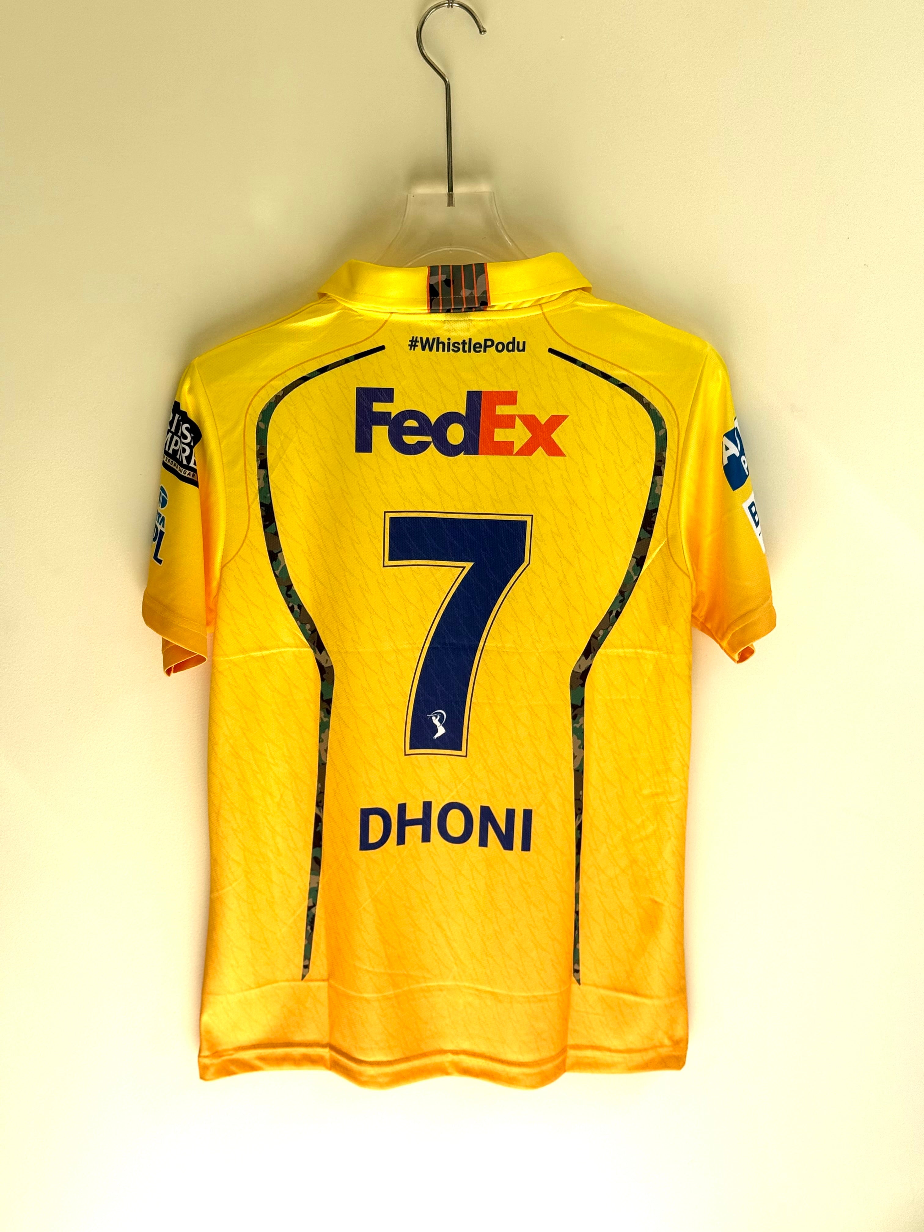 DHONI CHENNAI SUPERKINGS 2026 HOME KIT POLO
