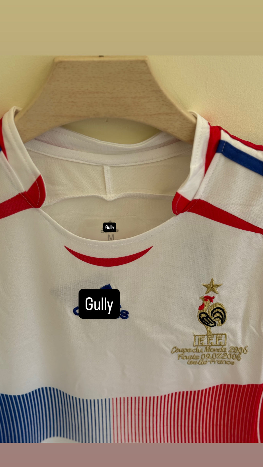 FRANCE 2006 AWAY MASTER QUALITY EMBROIDERY