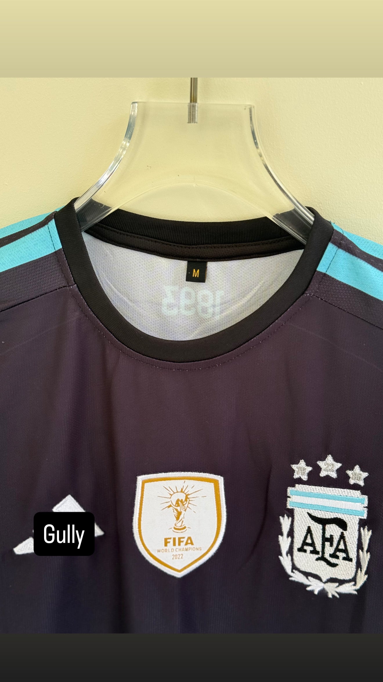 E.MARTINEZ ARG WORLD CUP GOAL KEEPER KIT EMBROIDERY (with winning year )