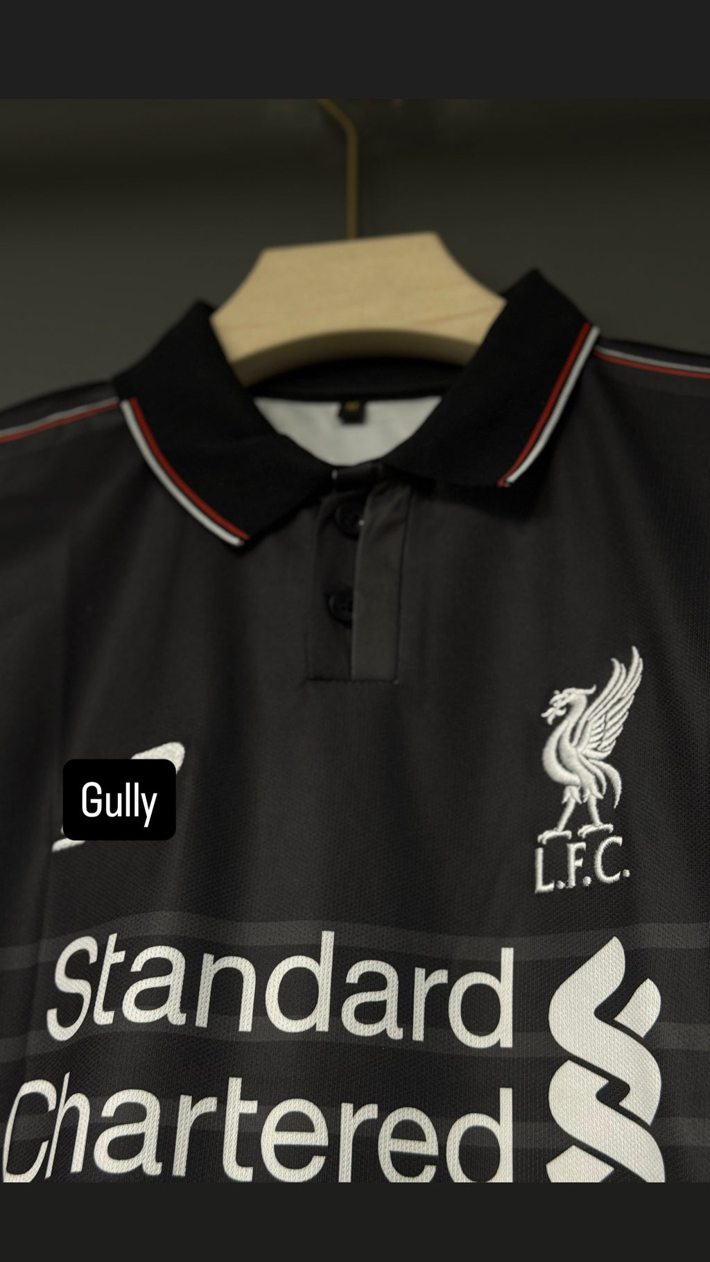 COUTINHO LIVERPOOL THIRD KIT 2015/16 POLO EMBROIDERY