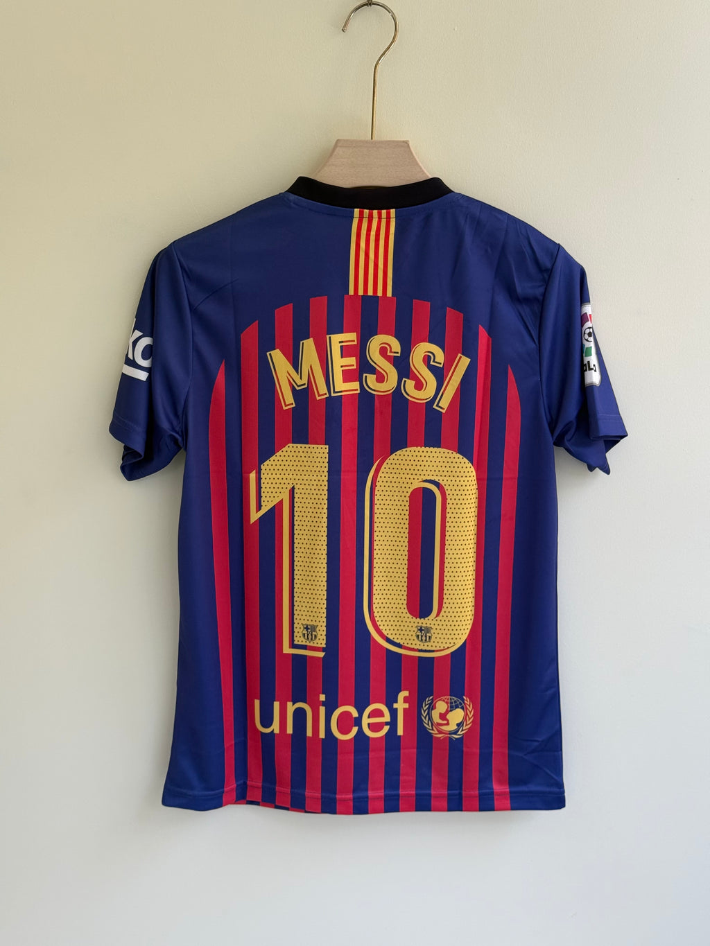 MESSI BARCELONA 2018/19 HOME KIT EMBROIDERY