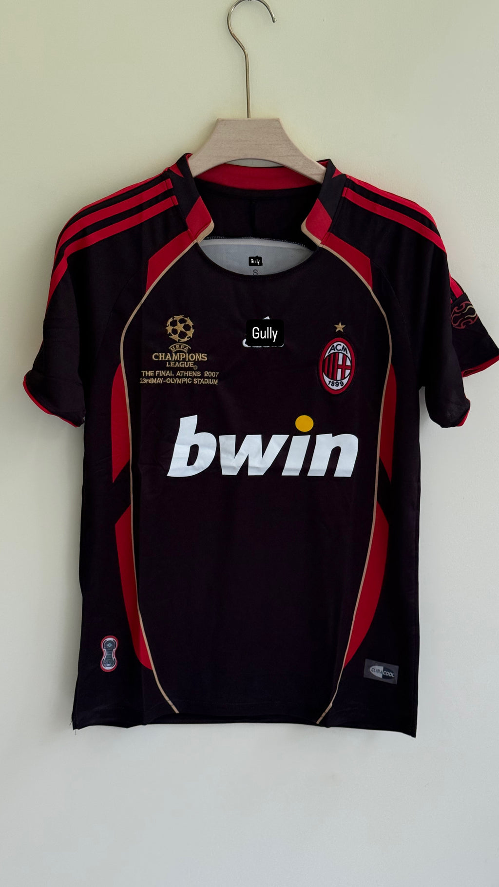 AC MILAN 2007 THIRD KIT MASTER QUALITY EMBROIDERY