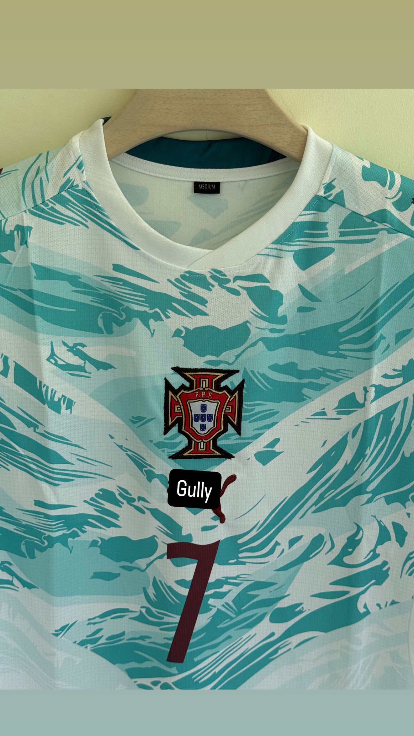 RONALDO PORTUGAL 2026 WORLD CUP AWAY KIT FULL SLEEV EMBROIDERY