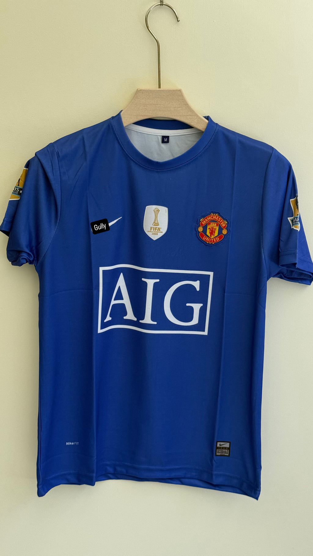 RONALDO UNITED 2008 THIRD KIT EMBROIDERY