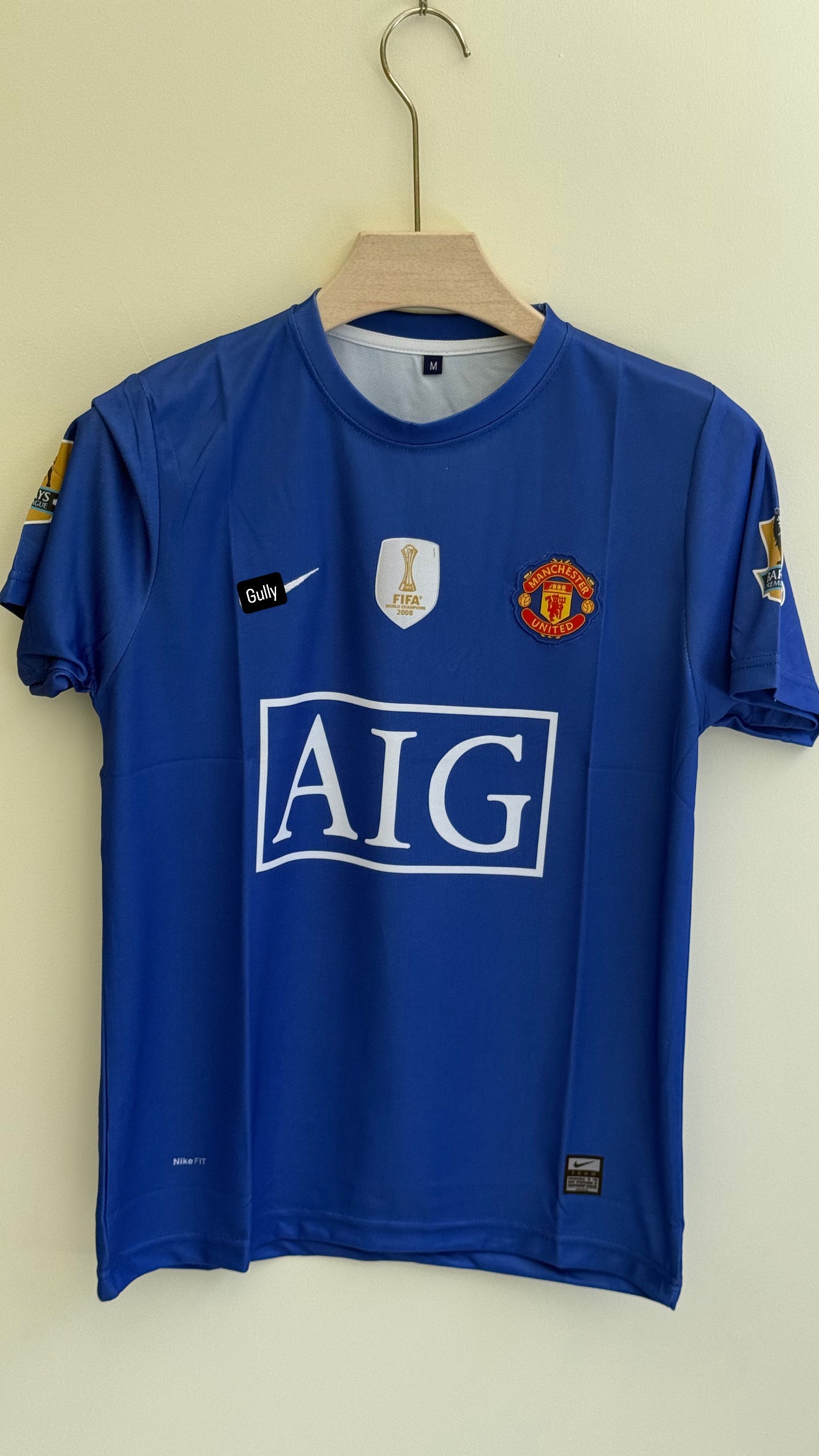 RONALDO UNITED 2008 THIRD KIT EMBROIDERY