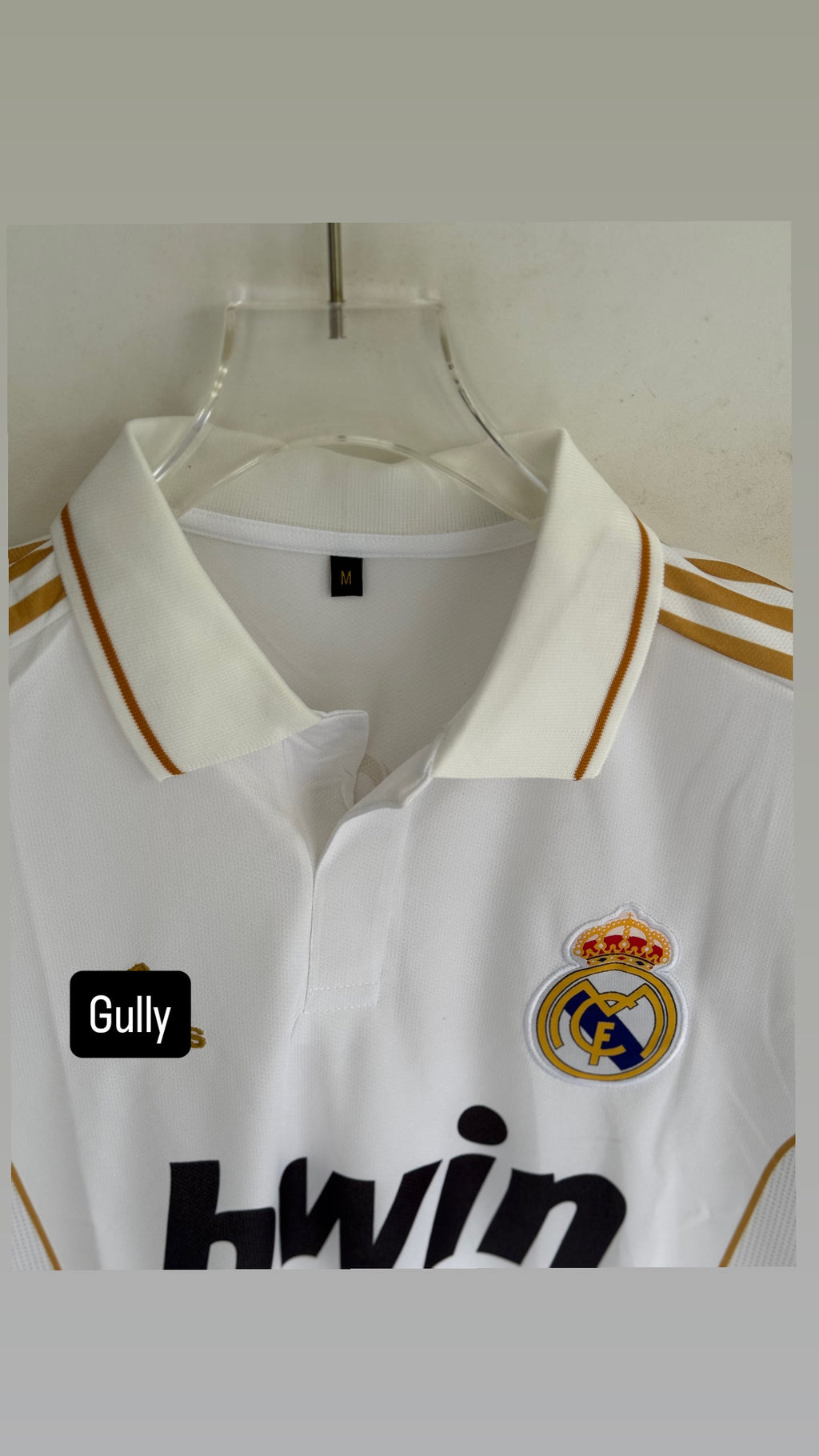 RAMOS REAL MADRID 2012 HOME KIT POLO EMBROIDERY