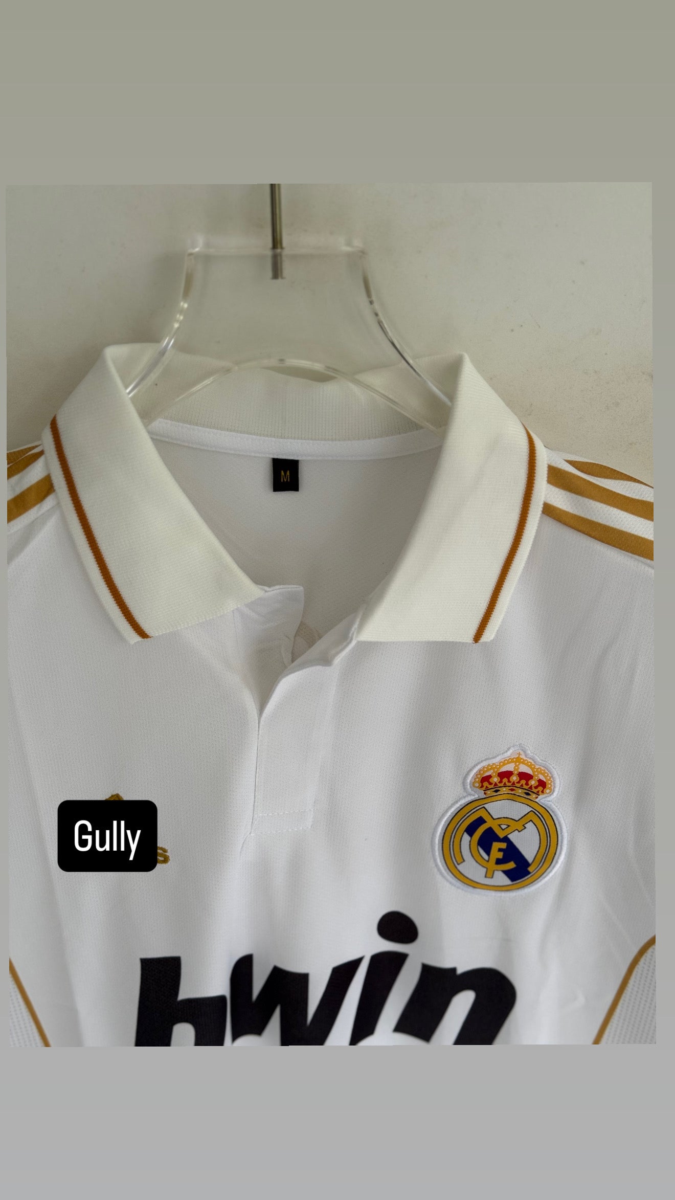 RAMOS REAL MADRID 2012 HOME KIT POLO EMBROIDERY