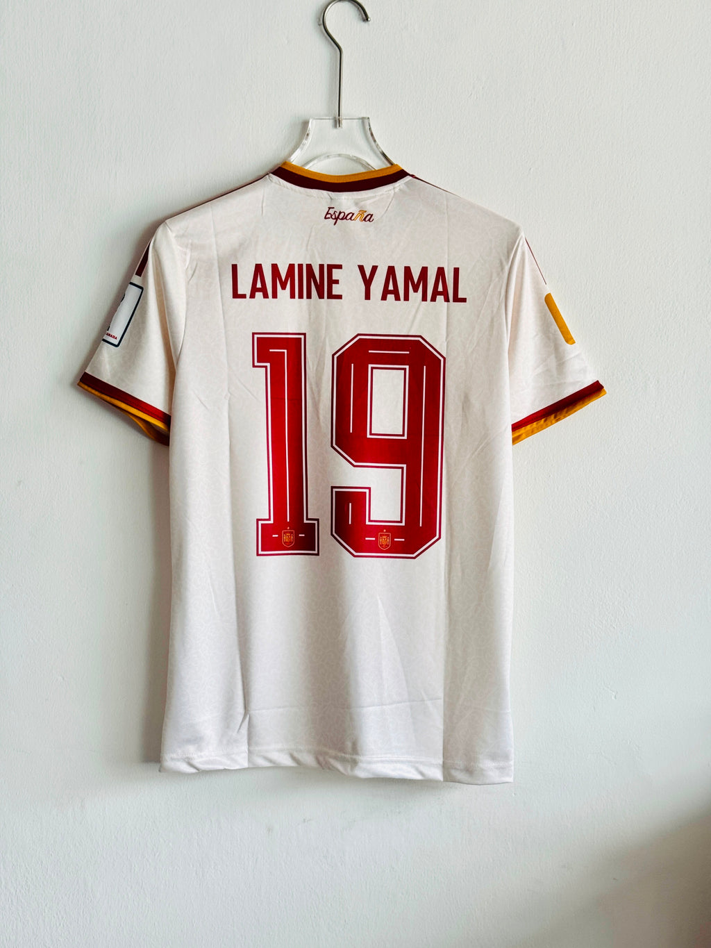 YAMAL (2 STAR) SPAIN WORLD CUP 2026 AWAY KIT EMBROIDERY