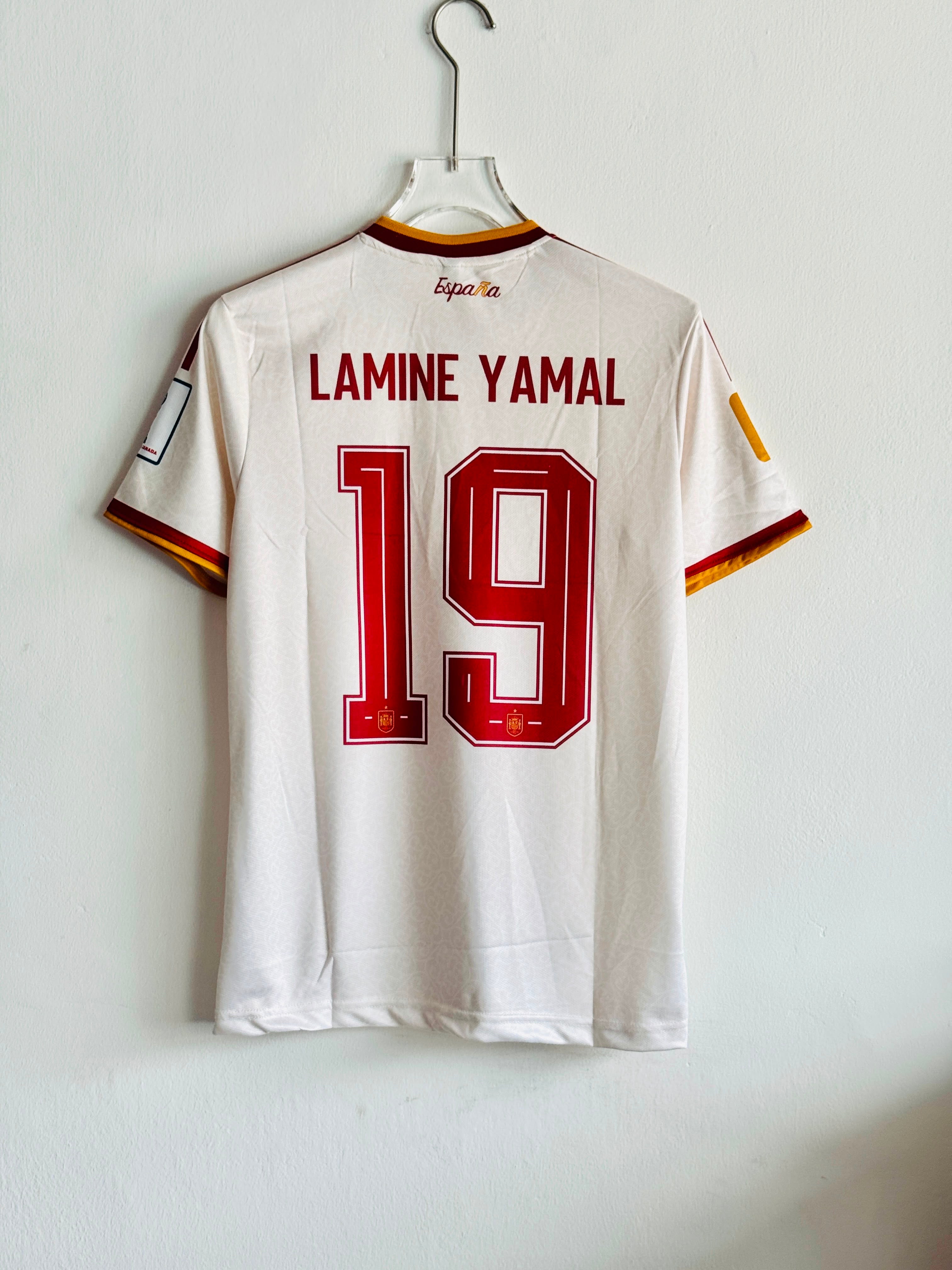 YAMAL (2 STAR) SPAIN WORLD CUP 2026 AWAY KIT EMBROIDERY