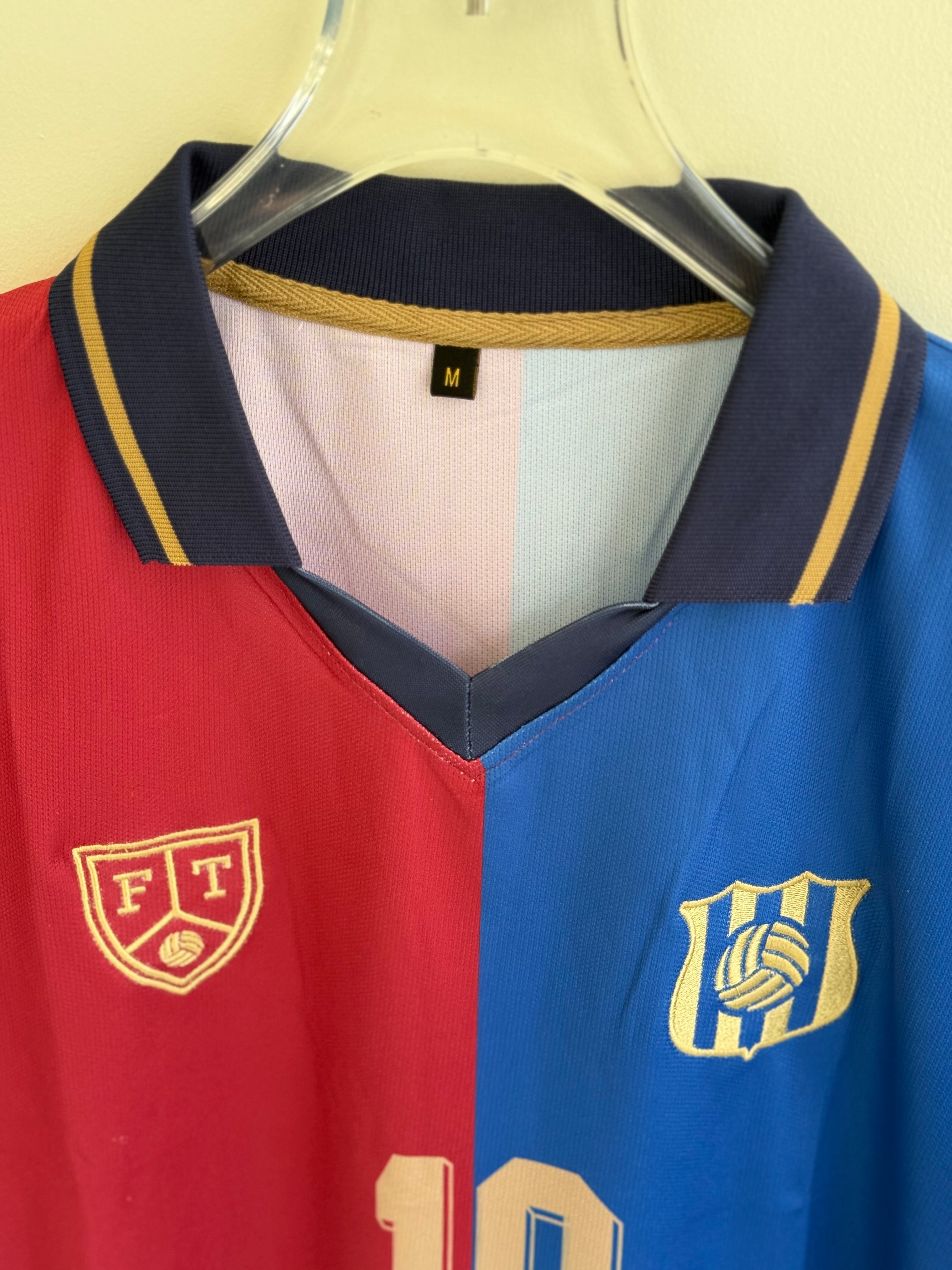 BARCELONA NO-10 SPECIAL KIT POLO FIVE SLEEV EMBROIDERY