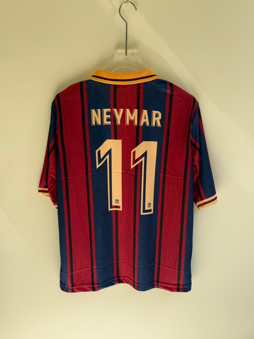 NEYMAR BARCELONA SPECIAL KIT 125th ANNIVERSARY POLO FIVE SLEEV EMBROIDERY