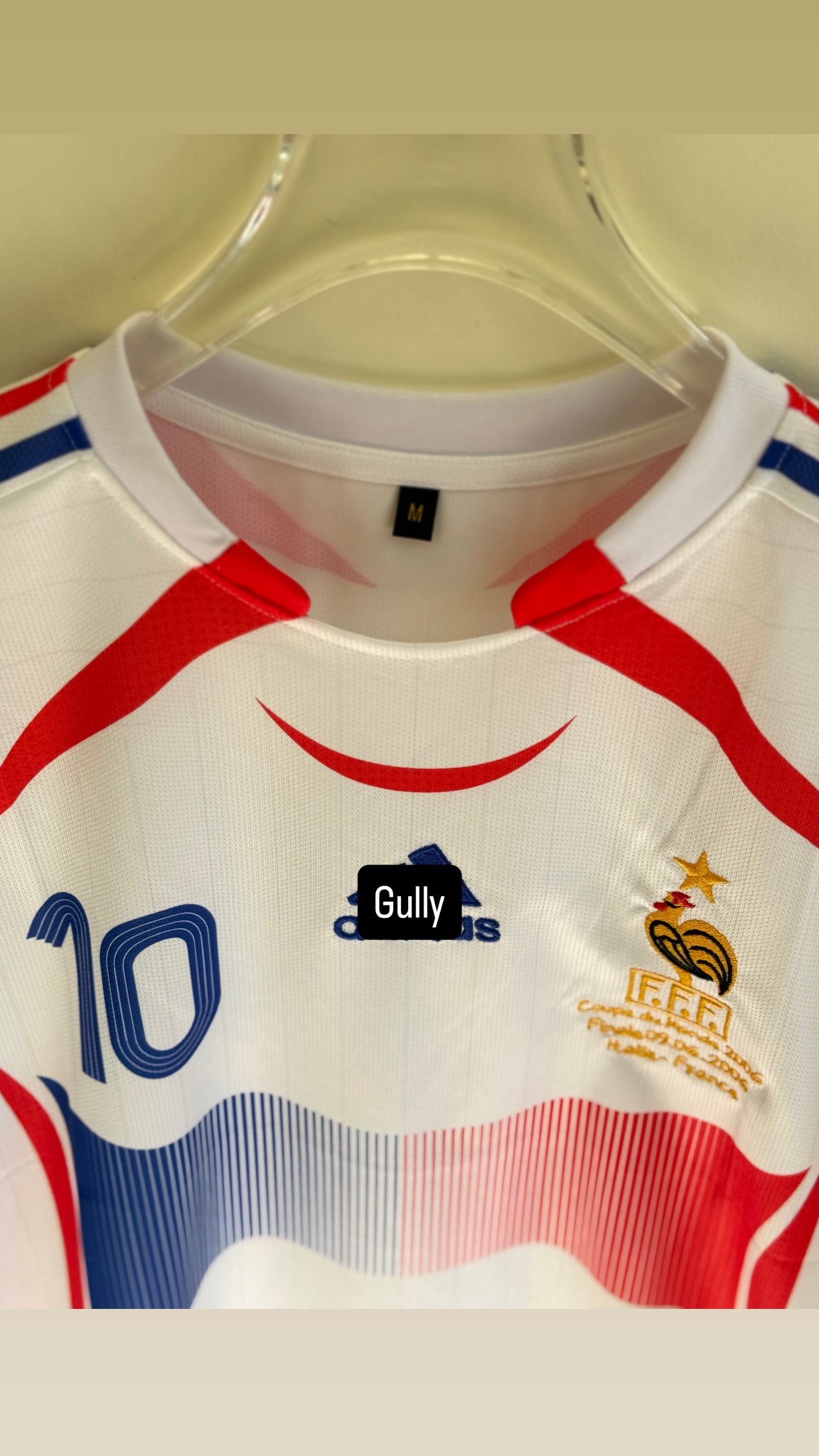 ZIDANE FRANCE FIVE SLEEV EMBROIDERY