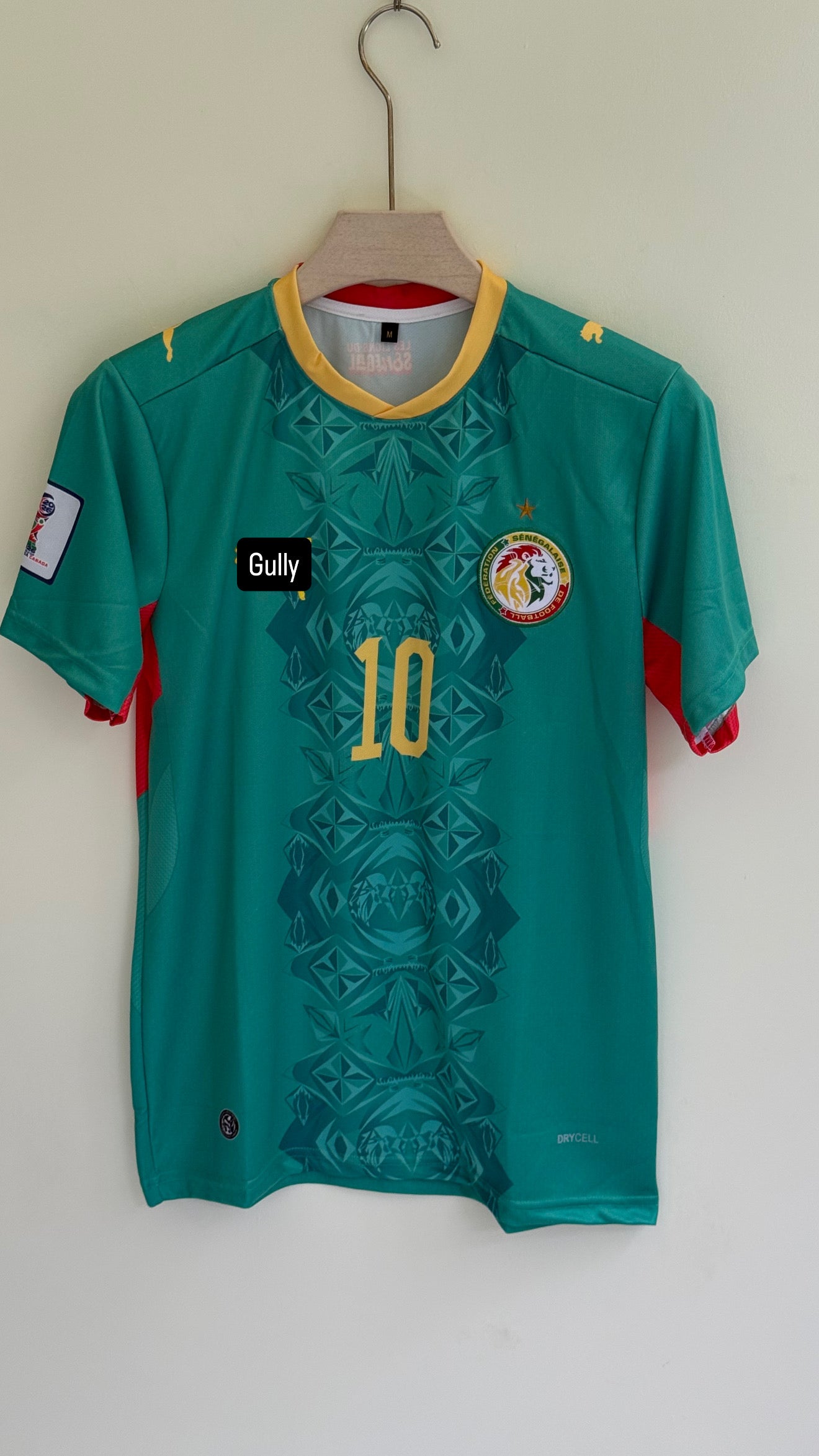 MANE SENEGAL WORLD CUP 2026 AWAY KIT EMBROIDERY