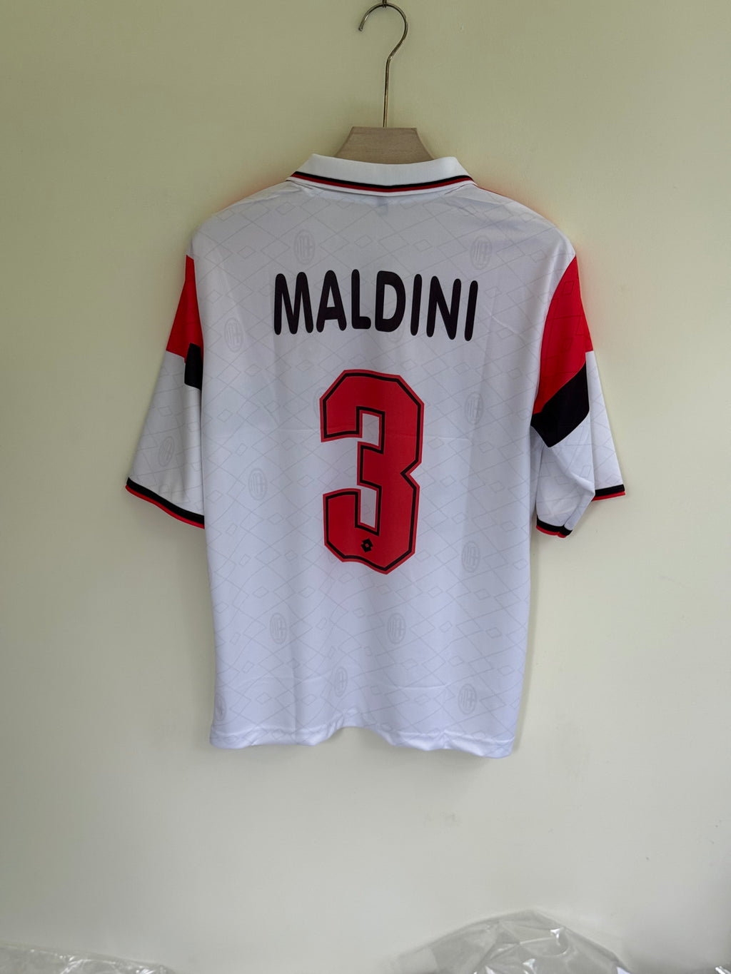 MALDINI AC MILAN POLO FIVE SLEEV EMBROIDERY