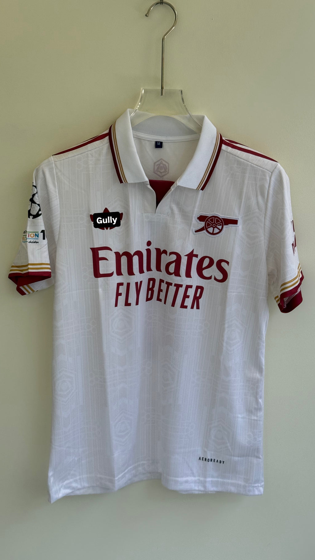 ODEGARD ARSENAL 25/26 AWAY KIT POLO EMBROIDERY