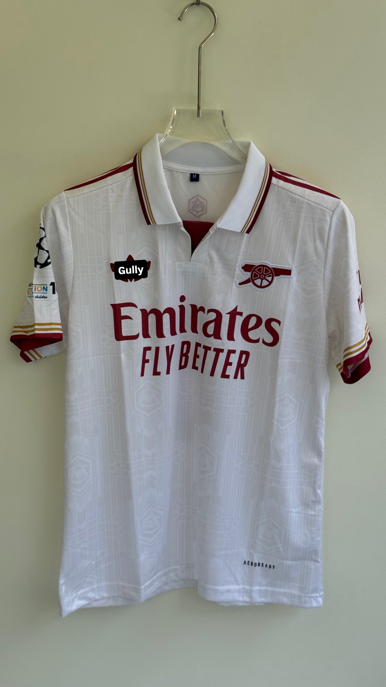 ODEGARD ARSENAL 25/26 AWAY KIT POLO EMBROIDERY