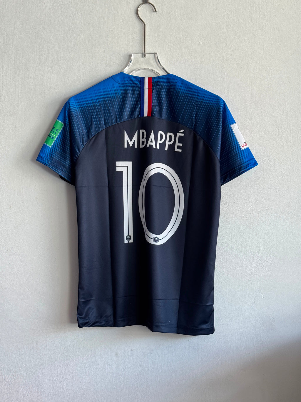 MBAPPE FRANCE 2018 WORLD CUP HOME KIT EMBROIDERY