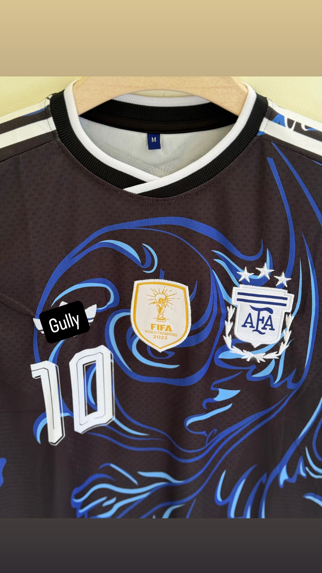 MESSI ARG 2026 WORLD CUP AWAY KIT FULL SLEEV EMBROIDERY