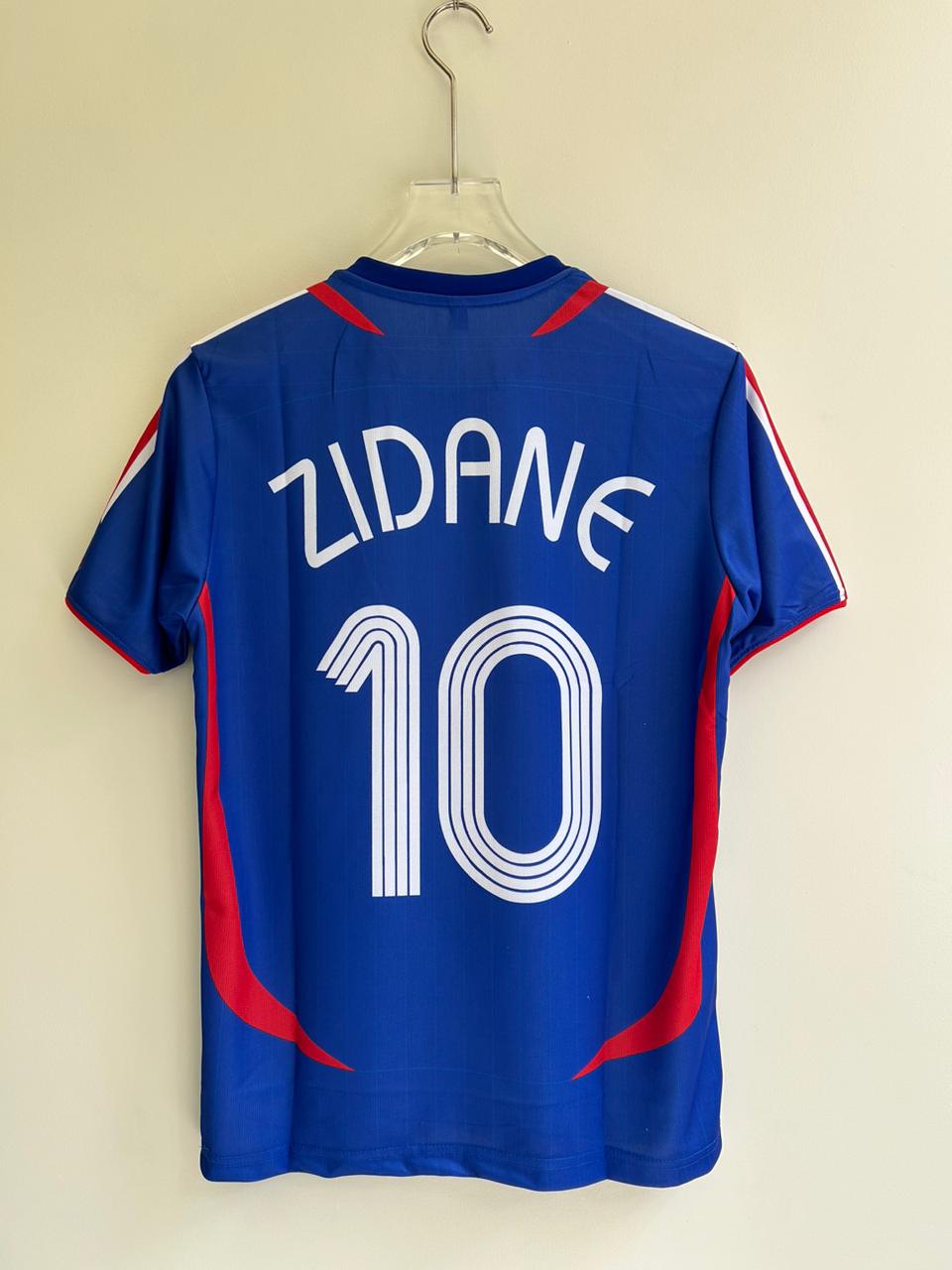 ZIDANE FRANCE HOME KIT EMBROIDERY