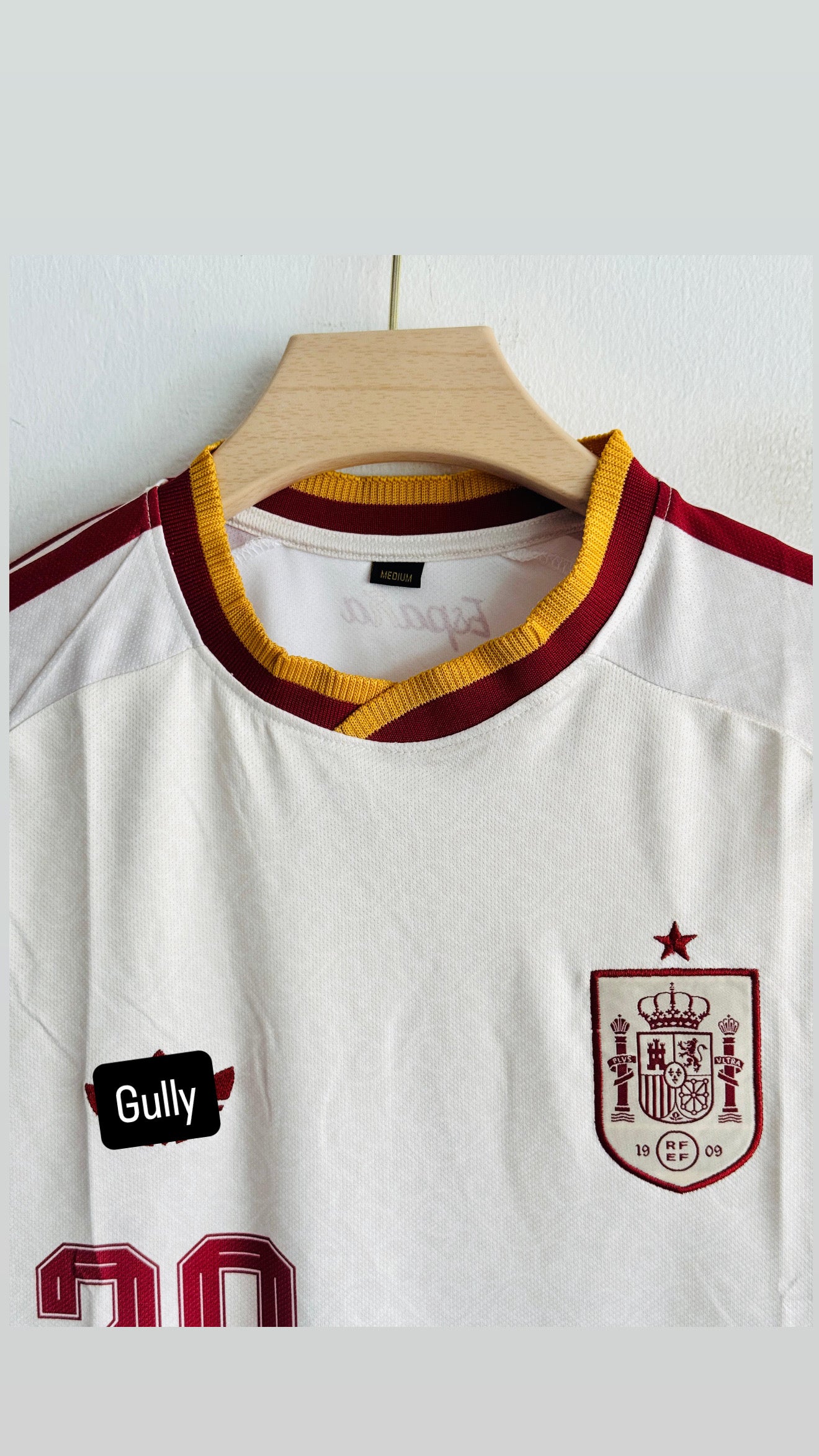 PEDRI SPAIN WORLD CUL 2026 AWAY KIT EMBROIDERY