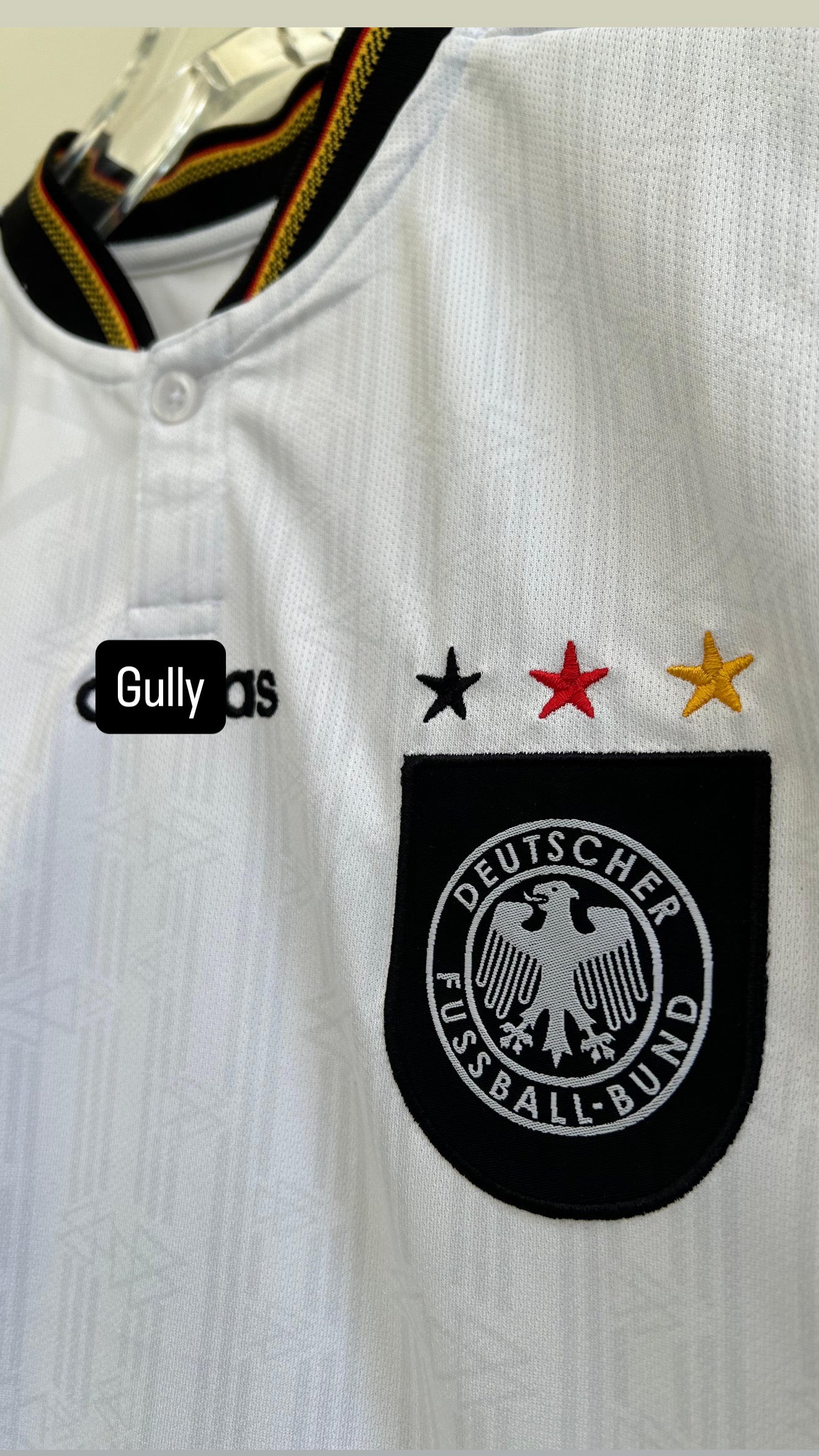 BECKENBAUR GERMANY 1996 HOME KIT EMBROIDERY