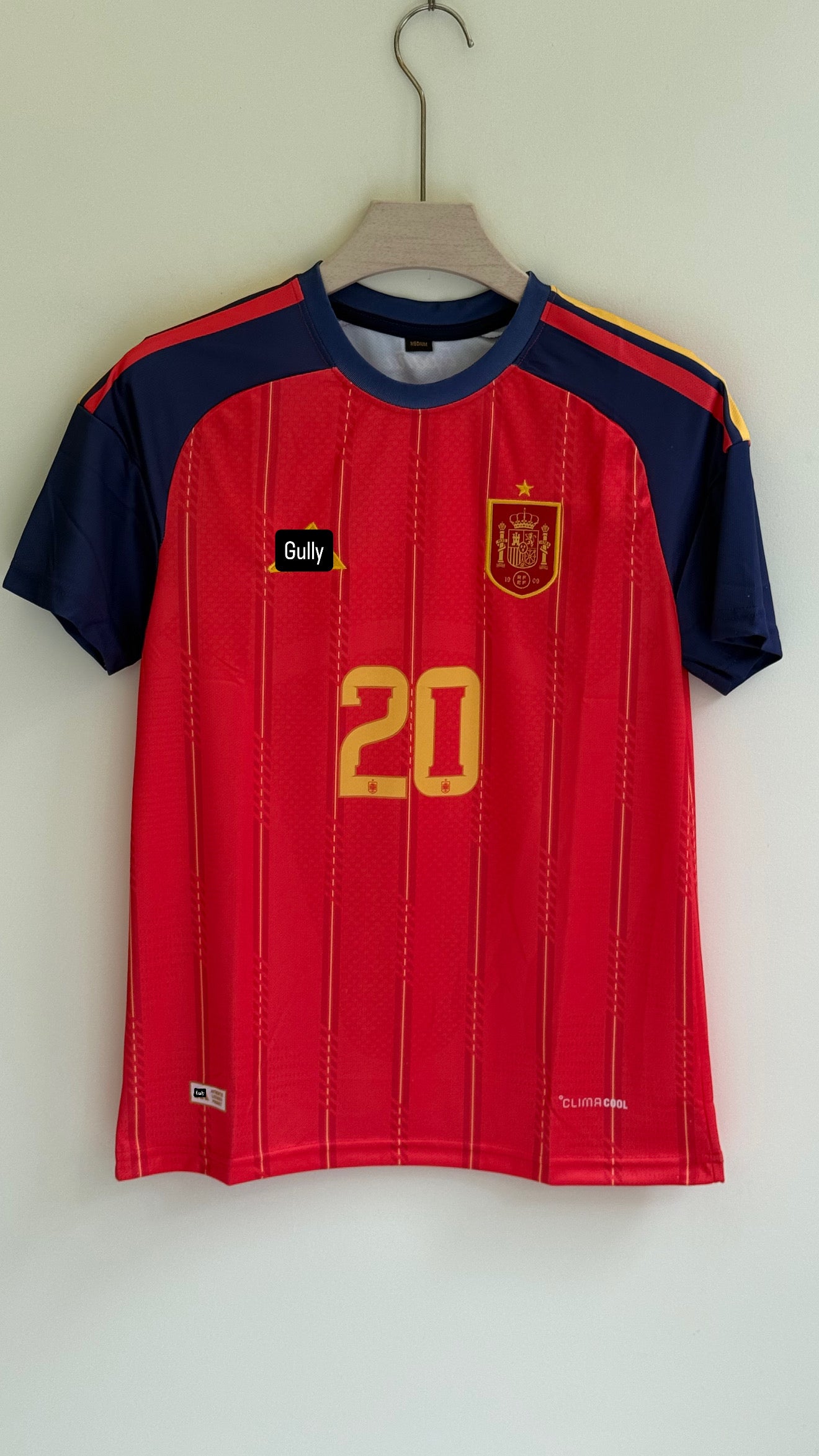 PEDRI SPAIN HOME 2026 WORLD CUP KIT EMBROIDERY