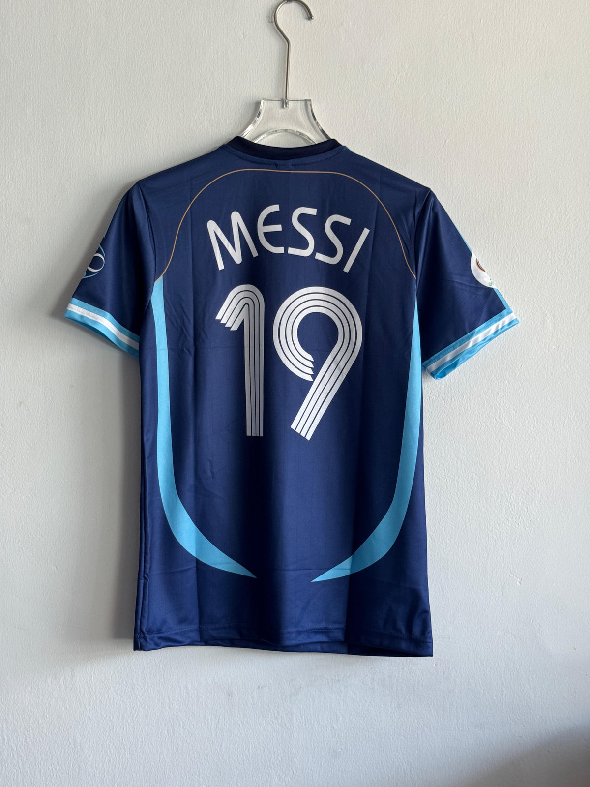 MESSI ARG 2006 AWAY KIT EMBROIDERY