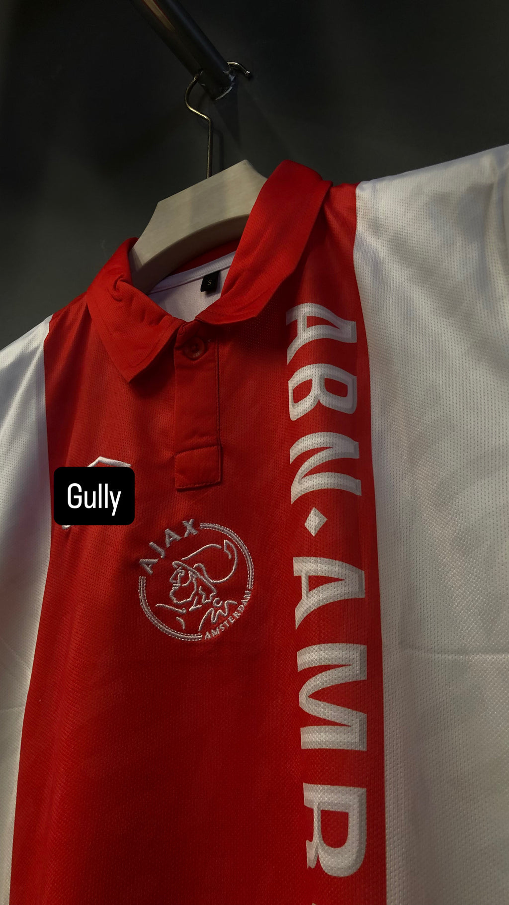 CRYUFF AJAX HOME KIT POLO FIVE SLEEEV EMBROIDERY