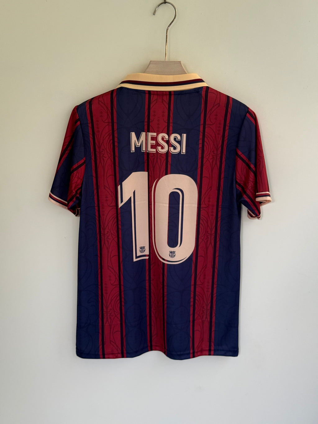MESSI BARCELONA 125 th ANNIVERSARY KIT POLO EMBROIDERY