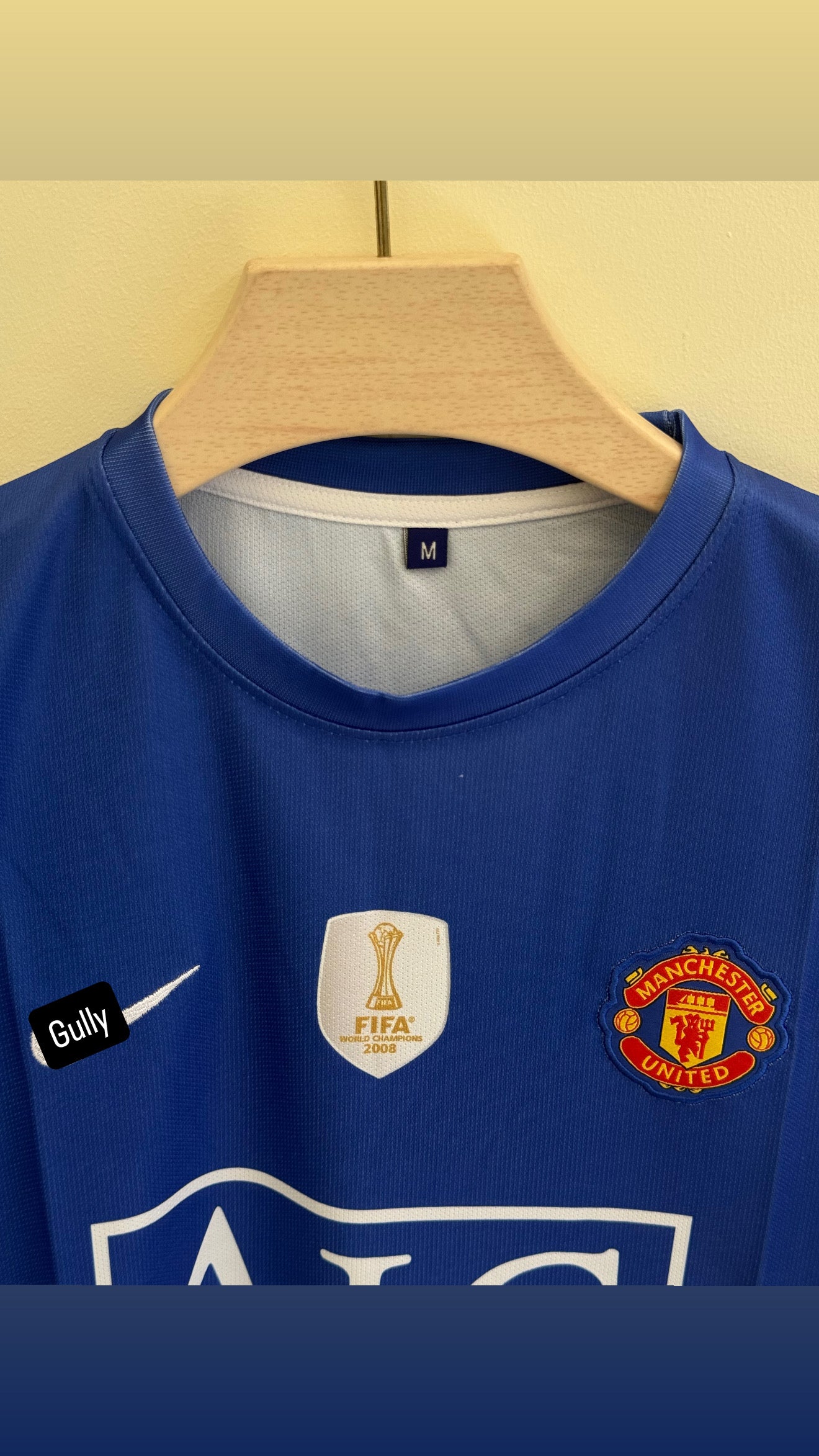 RONALDO UNITED 2008 THIRD KIT EMBROIDERY
