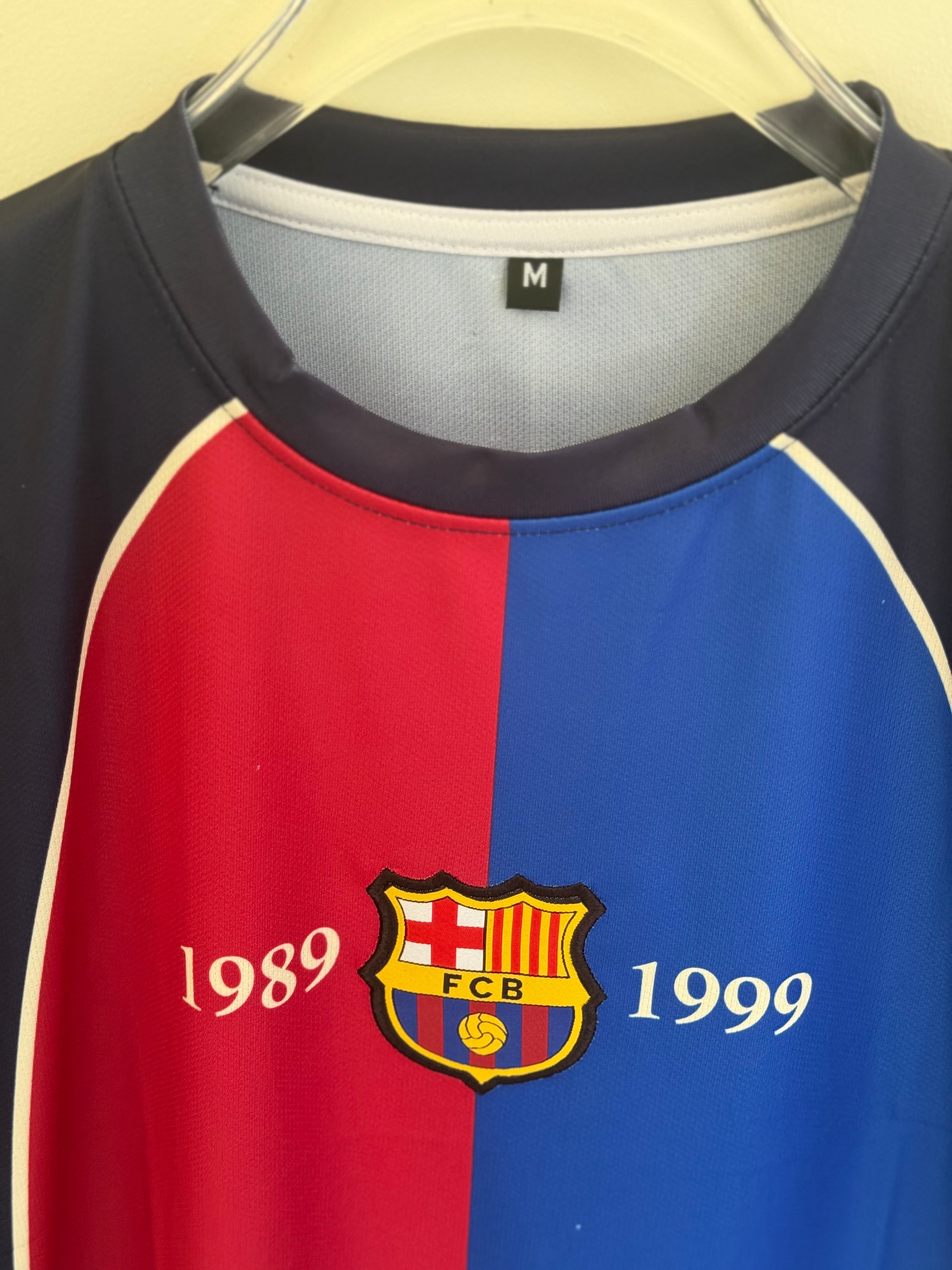 INIESTA BARCELONA HOME KIT FIVE SLEEV EMBROIDERY