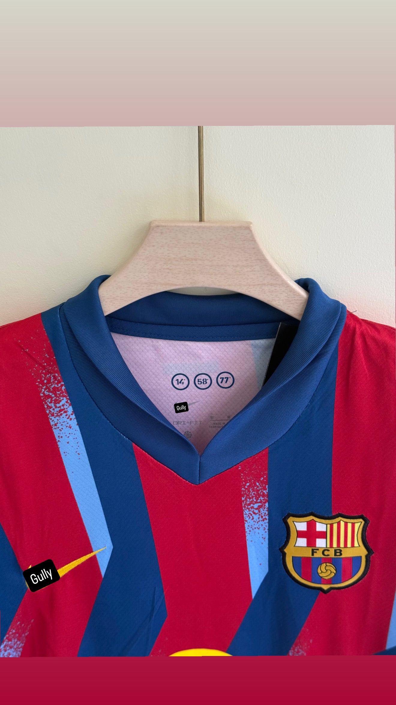 BARCELONA 4 th KIT 25/26 MASTER QUALITY EMBROIDERY