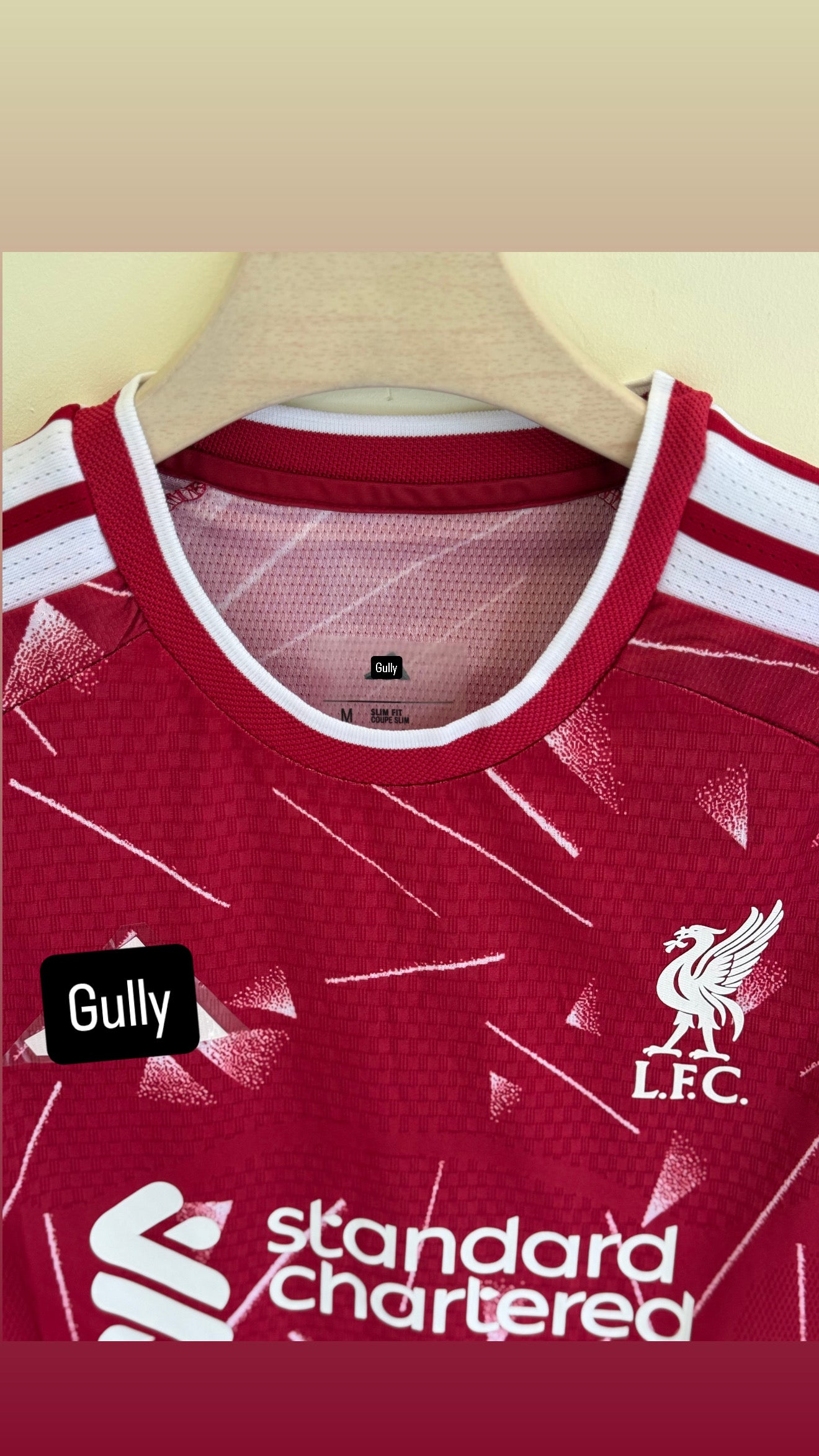 LIVERPOOL HOME KIT 26/27 PLAYER VERSION EMBROIDERY