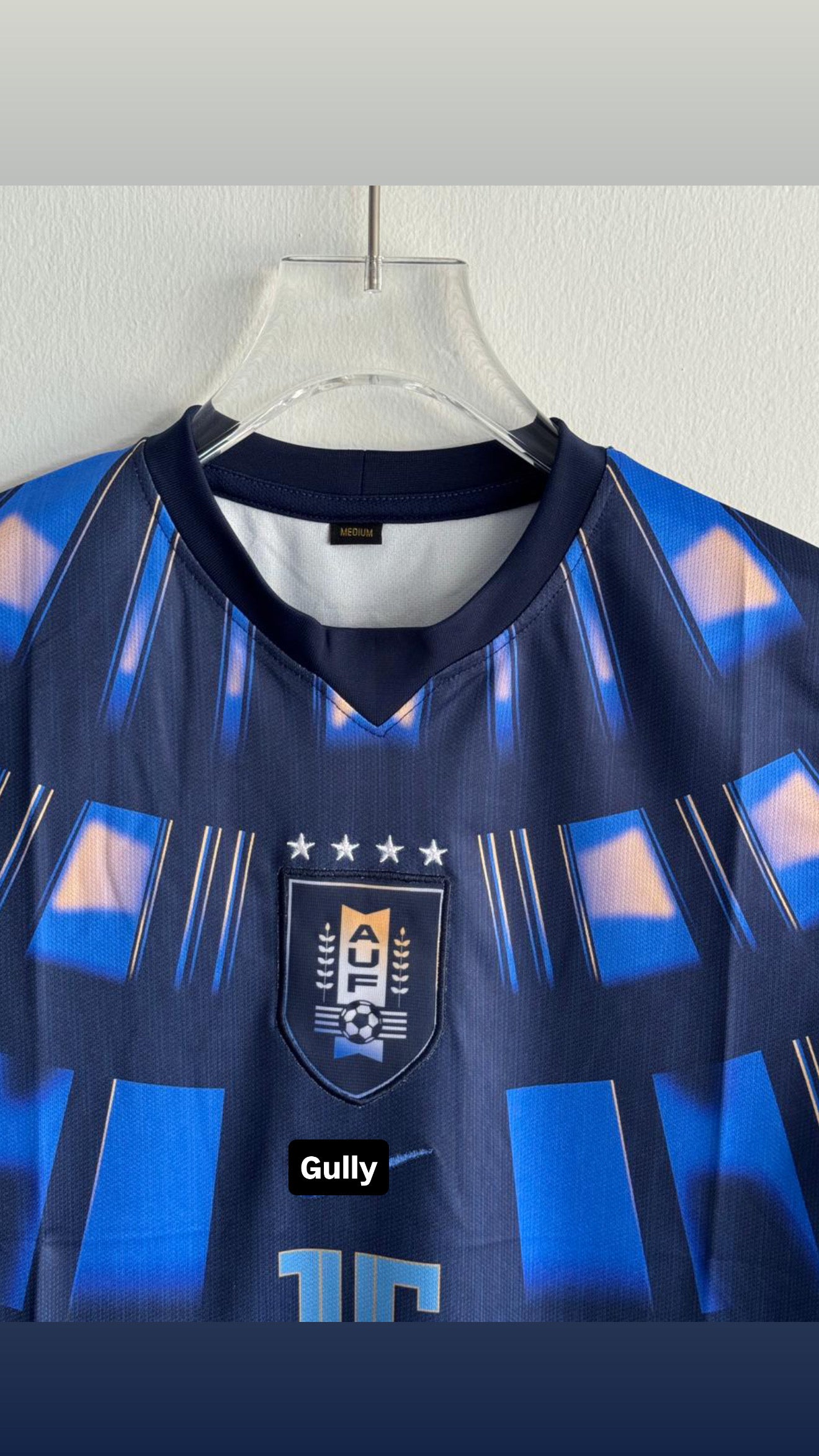 VALVERDE URUGUAY 2026 WORLD CUP AWAY KIT EMBROIDERY