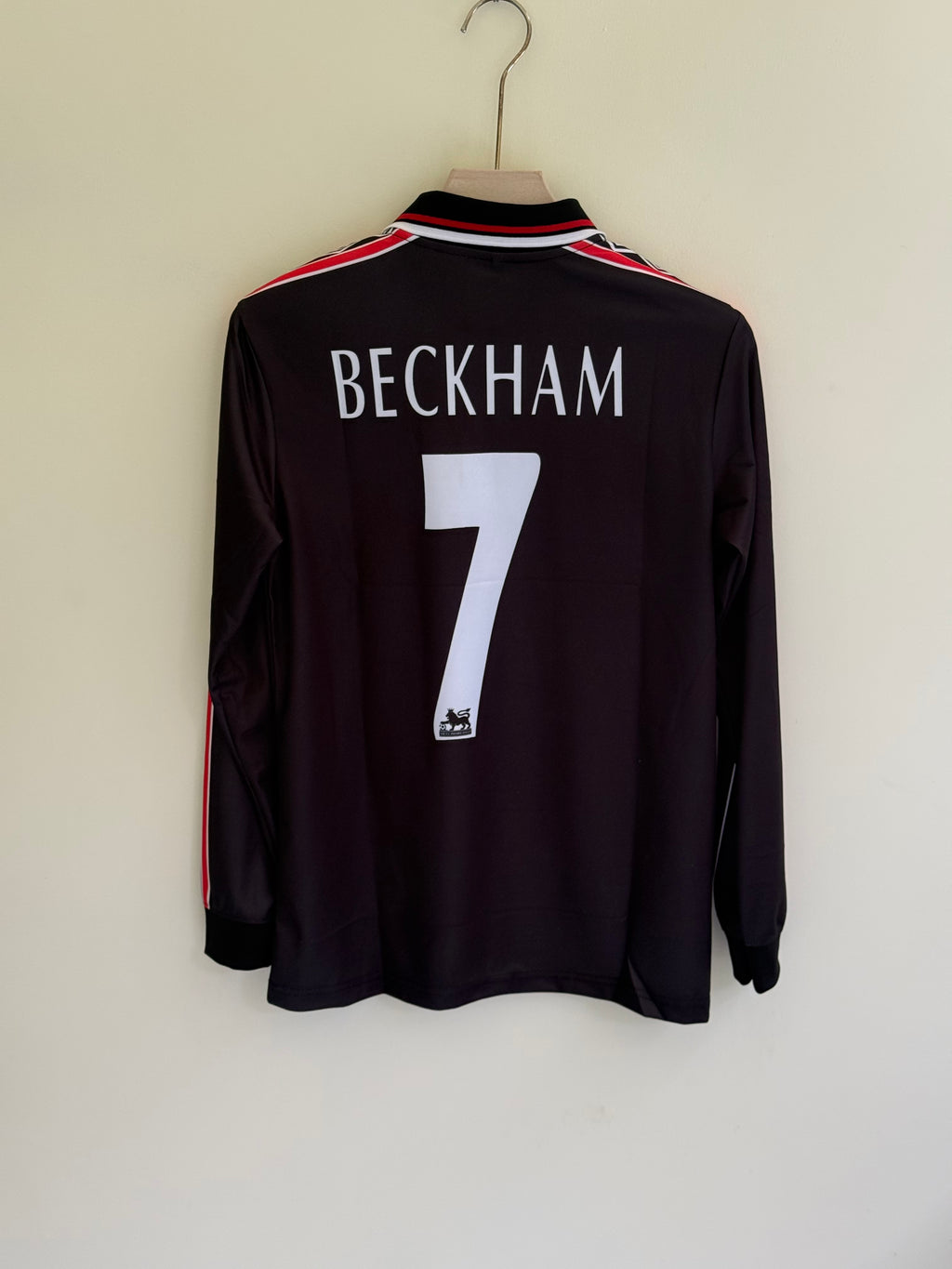 BECKHAM UNITED 1998/99 THIRD KIT POLO FULL SLEEV EMBROIDERY