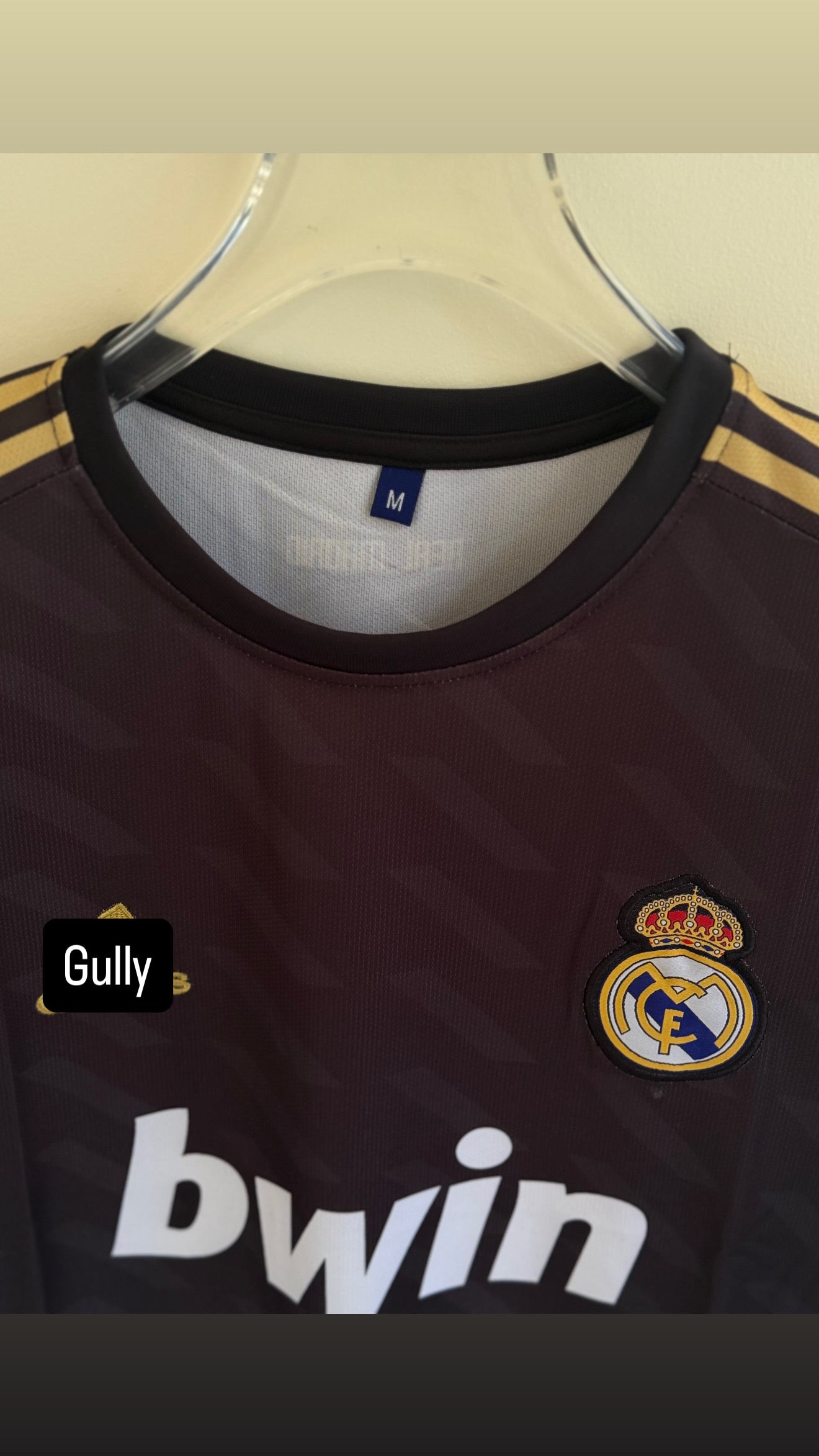 RONALDO REAL MADRID 2012 AWAY KIT FULL SLEEV EMBROIDERY