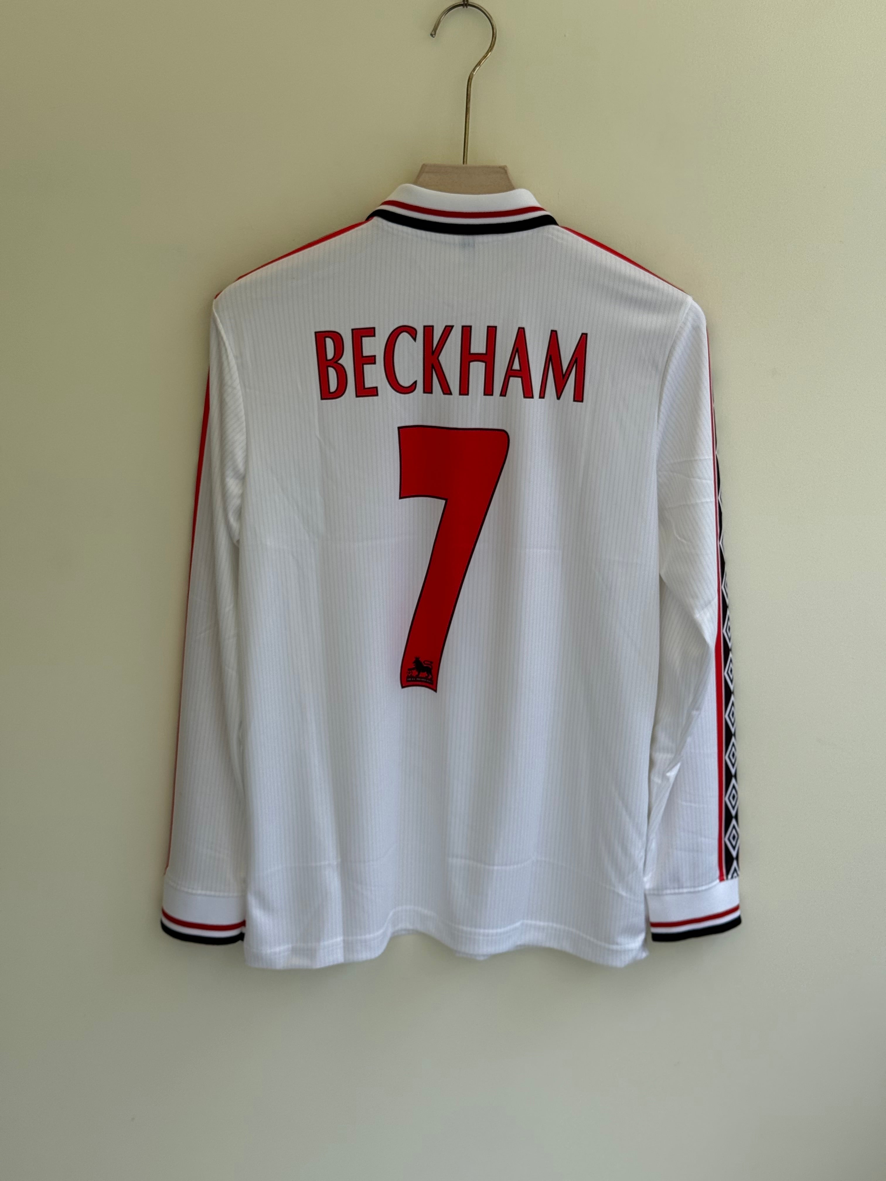 BECKHAM UNITED AWAY KIT POLO FULL SLEEV EMBROIDERY