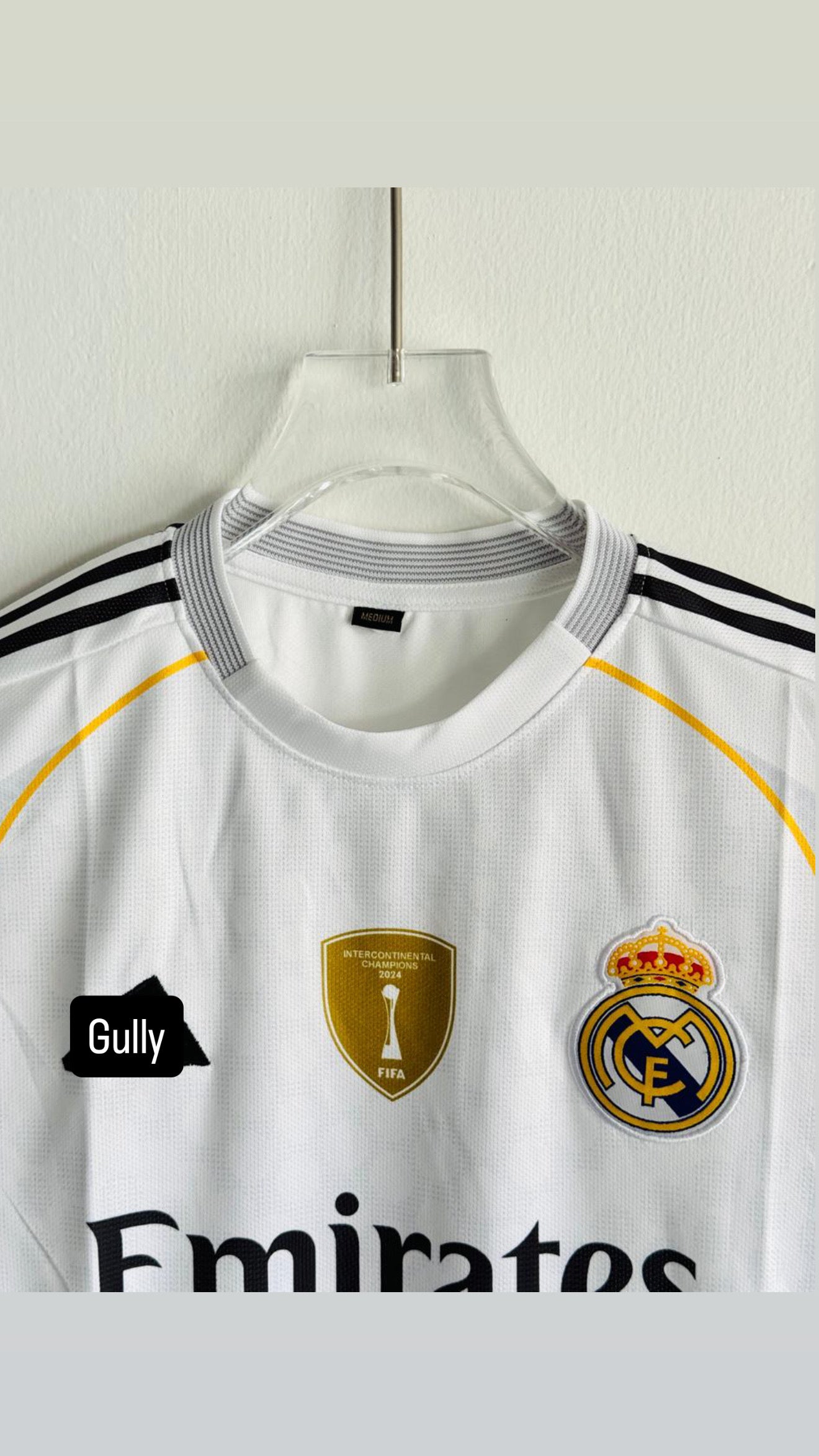 VALVERDE REAL MADRID 25/26 HOME KIT EMBROIDERY