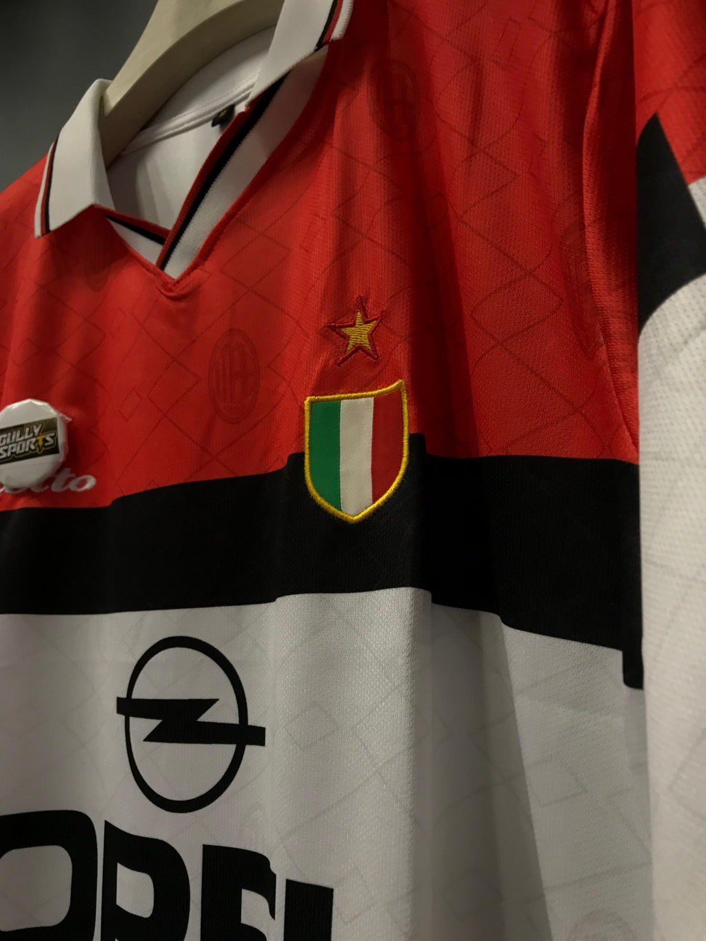 MALDINI AC MILAN POLO FIVE SLEEV EMBROIDERY