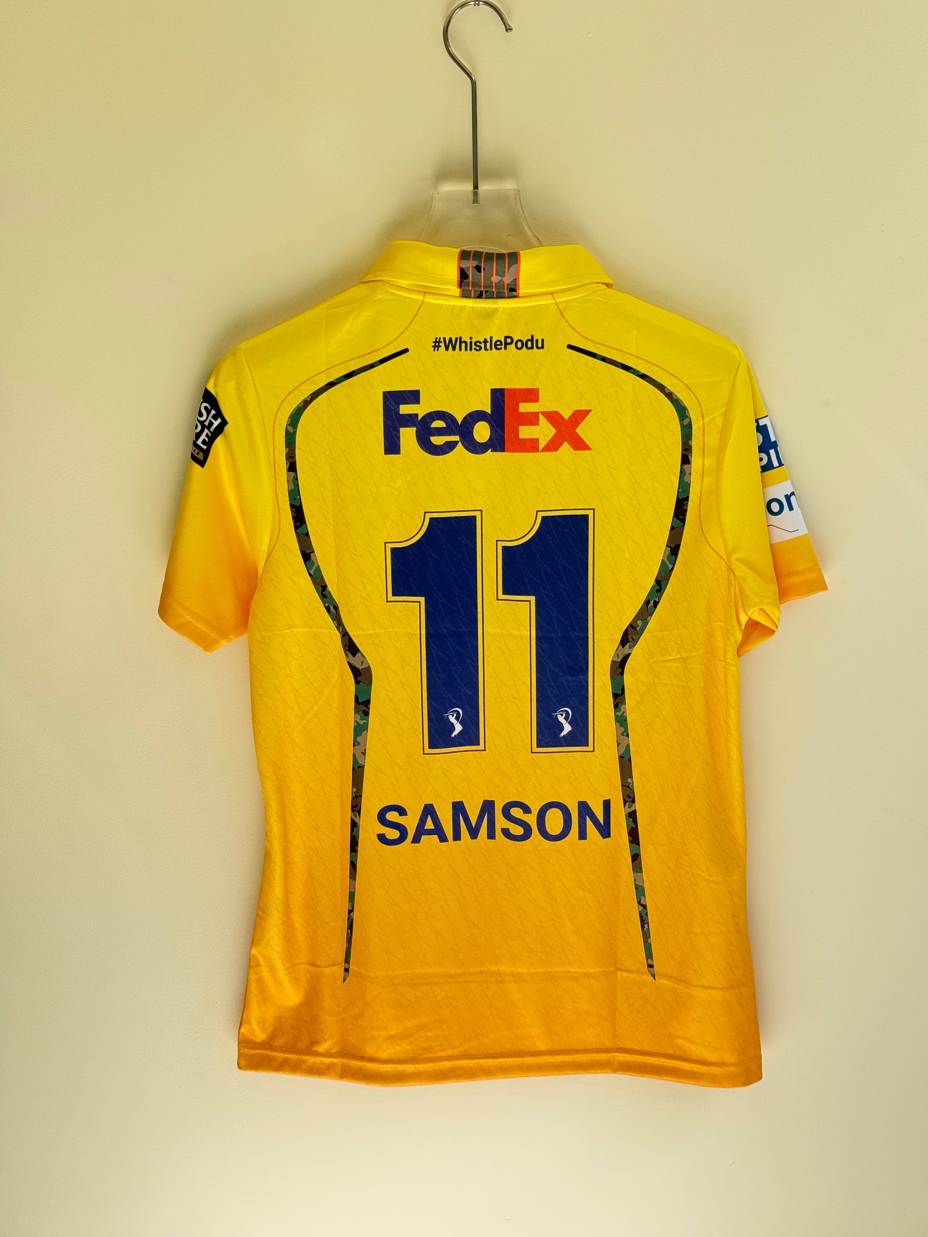 SANJU SAMSON CHENNAI SUPERKINGS 2026 HOME KIT POLO