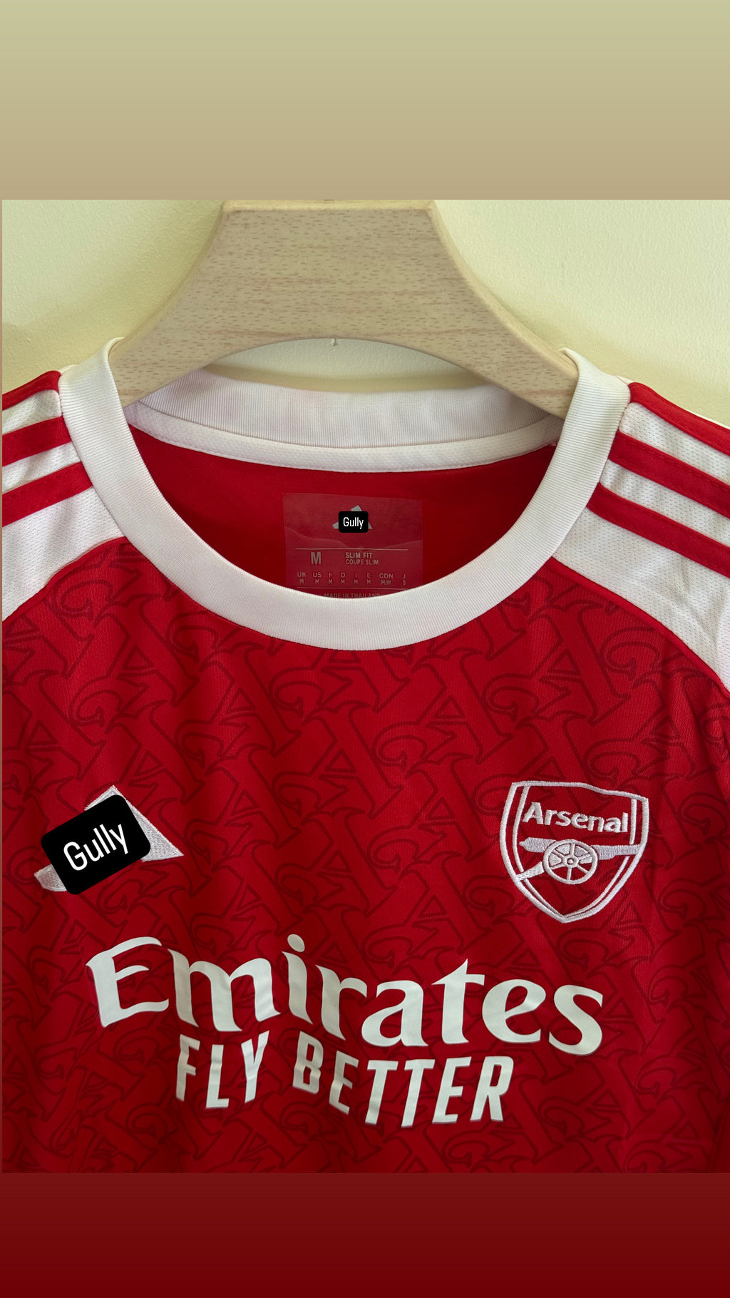 ARSENAL HOME KIT 25/26 MASTER QUALITY EMBROIDERY