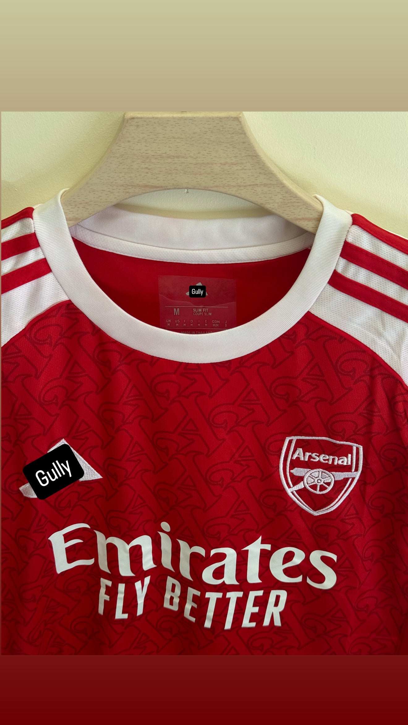 ARSENAL HOME KIT 25/26 MASTER QUALITY EMBROIDERY
