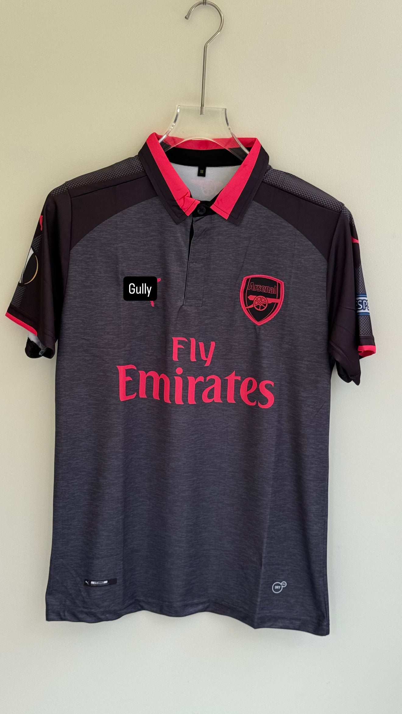 OZIL ARSENAL 2017/18 THIRD KIT POLO EMBROIDERY