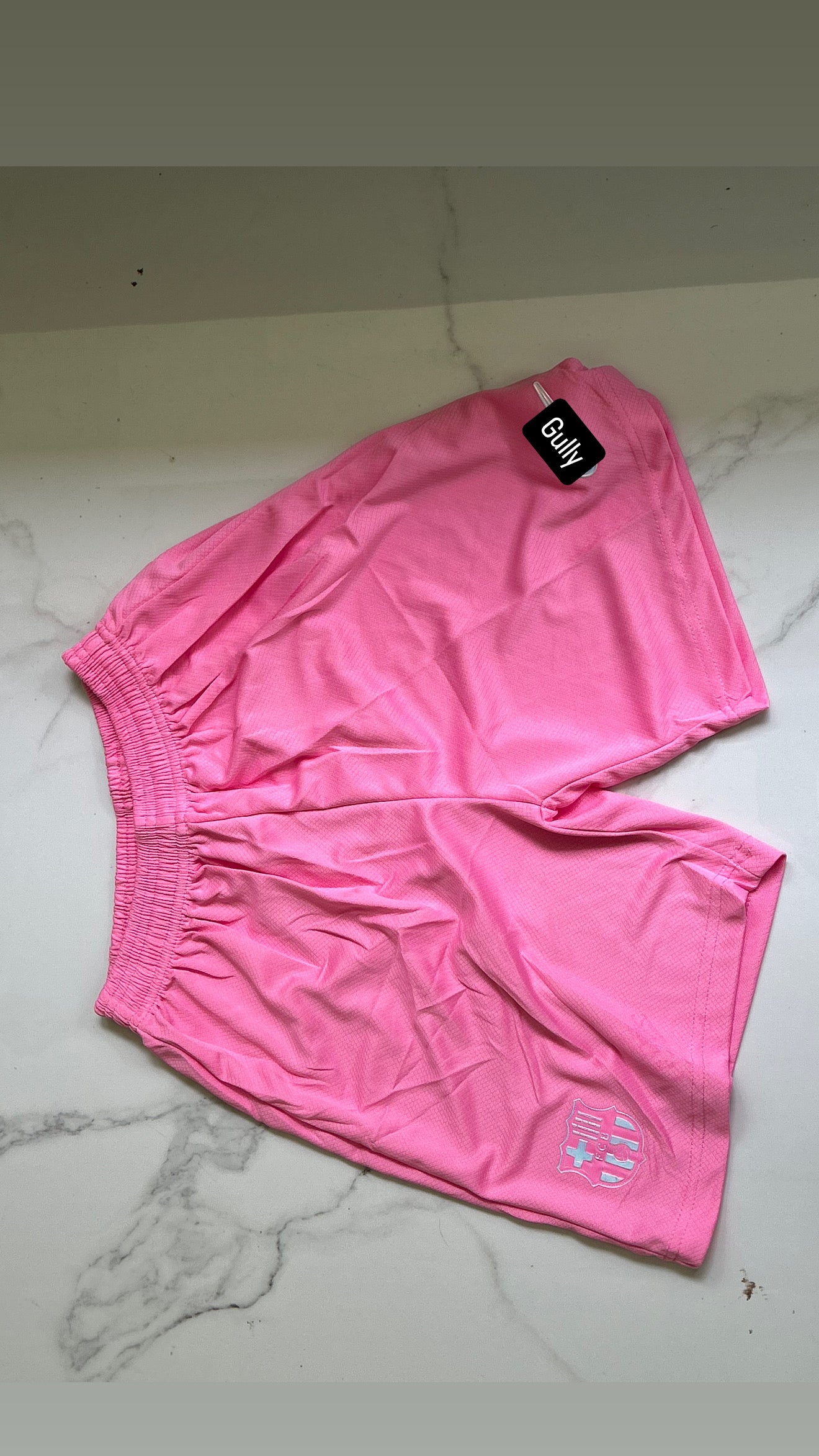 BARCA PINK SHORTS EMBROIDERY