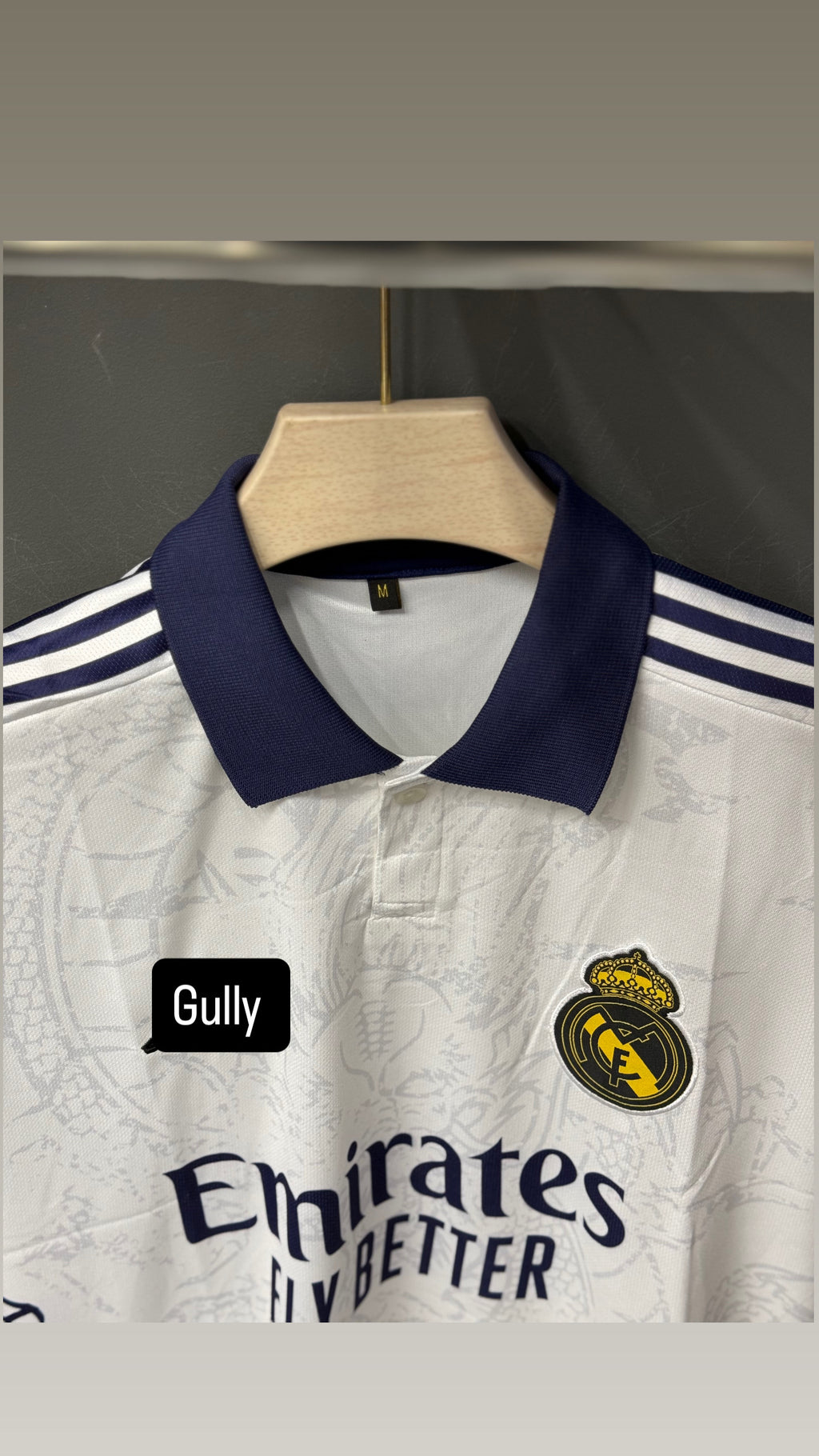 REAL MADRID 22/23 DRAGON WHITE POLO EMBROIDERY