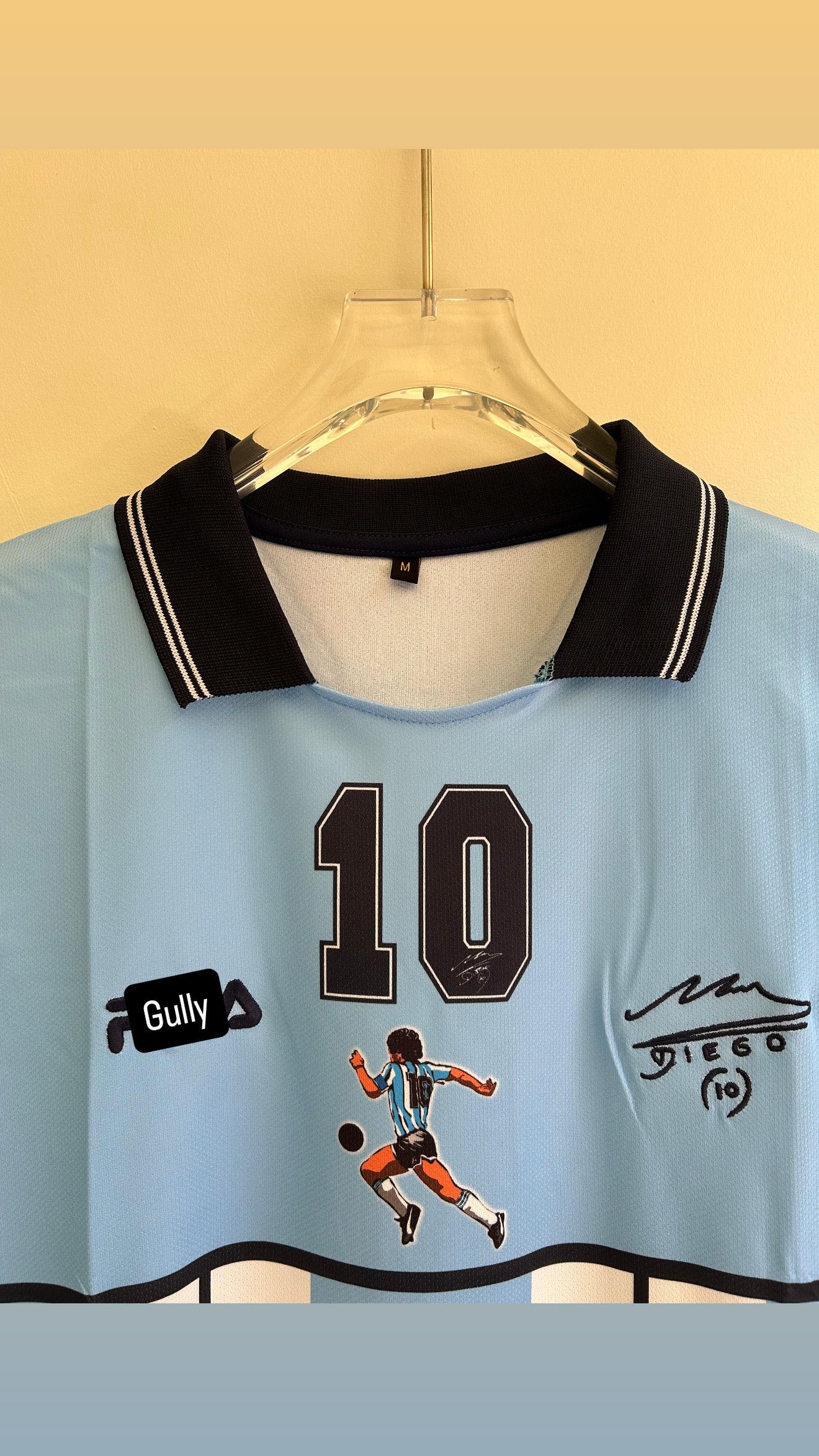 MARADONA SPECIAL KIT POLO EMBROIDERY