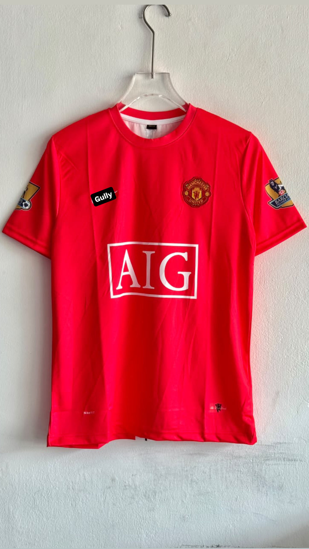 RONALDO UNITED 2008 HOME KIT EMBROIDERY