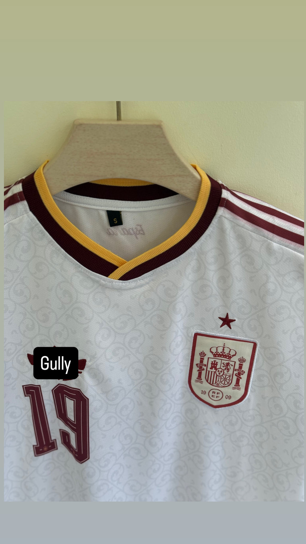 YAMAL SPAIN WORLD CUP 2026 AWAY KIT EMBROIDERY