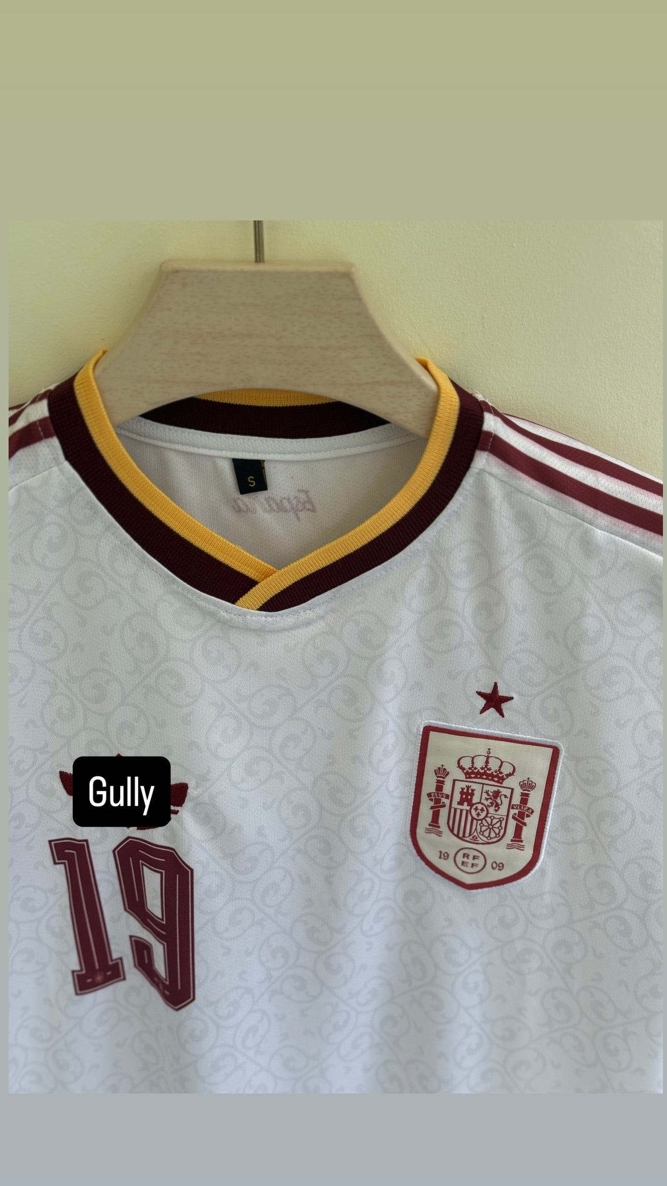 YAMAL SPAIN WORLD CUP 2026 AWAY KIT EMBROIDERY