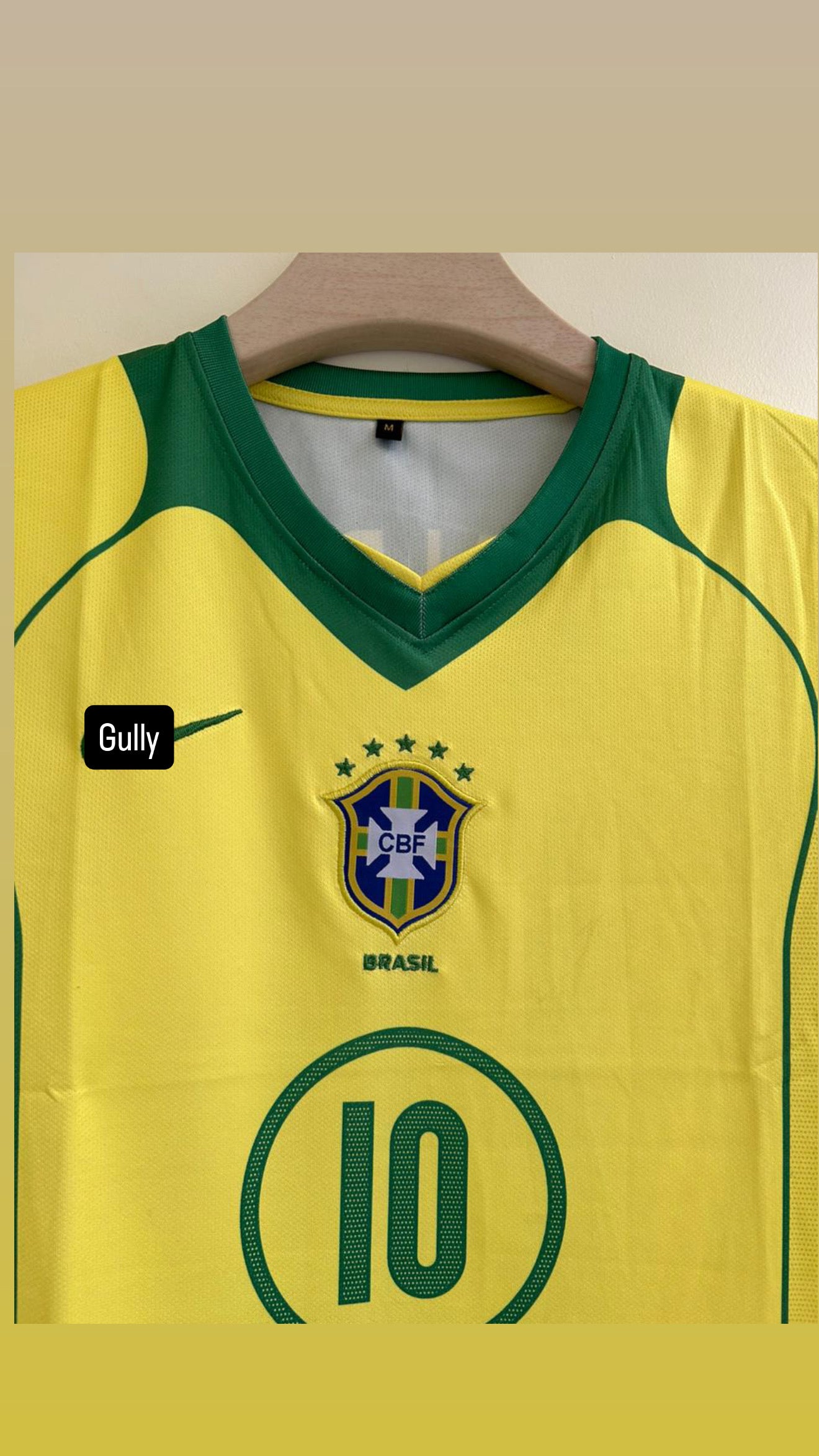RONALDINHO BRAZIL HOME KIT EMBROIDERY